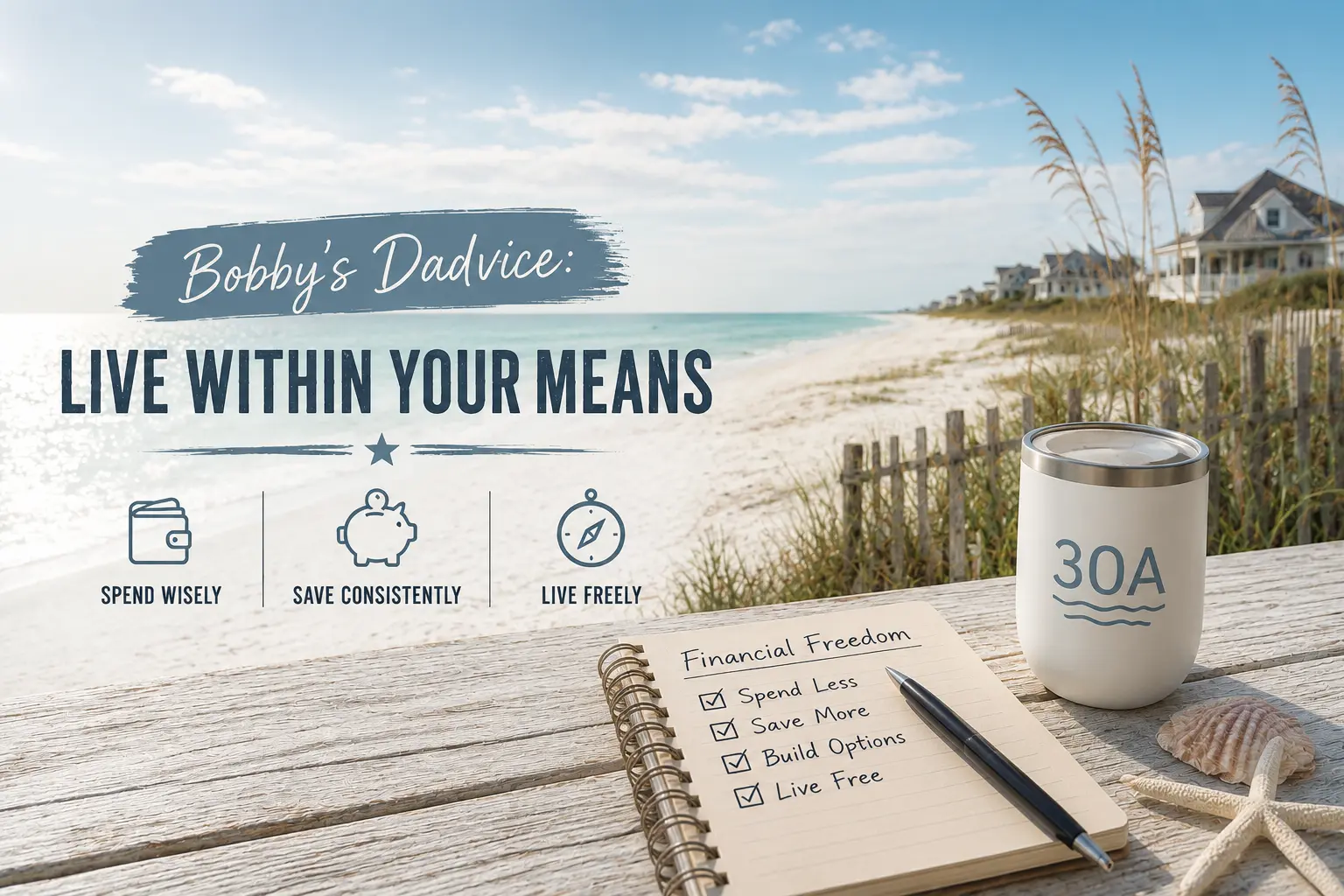 Bobby's Dadvice For Today - Live Within Your Means!