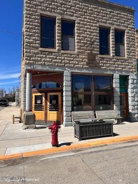 Historic two story commercial building located in the heart of downtown Harlowton! Offering over 4,100 sq ft, this well maintained property features a spacious main level, additional upstairs space with endless potential, and excellent visibility in a prime central location. The upper level provides opportunity for expansion, office space, storage, event space, or future redevelopment possibilities. Full of character and long standing presence, this property combines historic charm with functional commercial space. Conveniently located along Central Avenue with easy access and strong local traffic, this is a rare opportunity to own a versatile commercial building in Eastern Montana. Call today for additional information or to schedule a private showing! Info deemed reliable but not guaranteed. Buyer/buyer agent to verify.