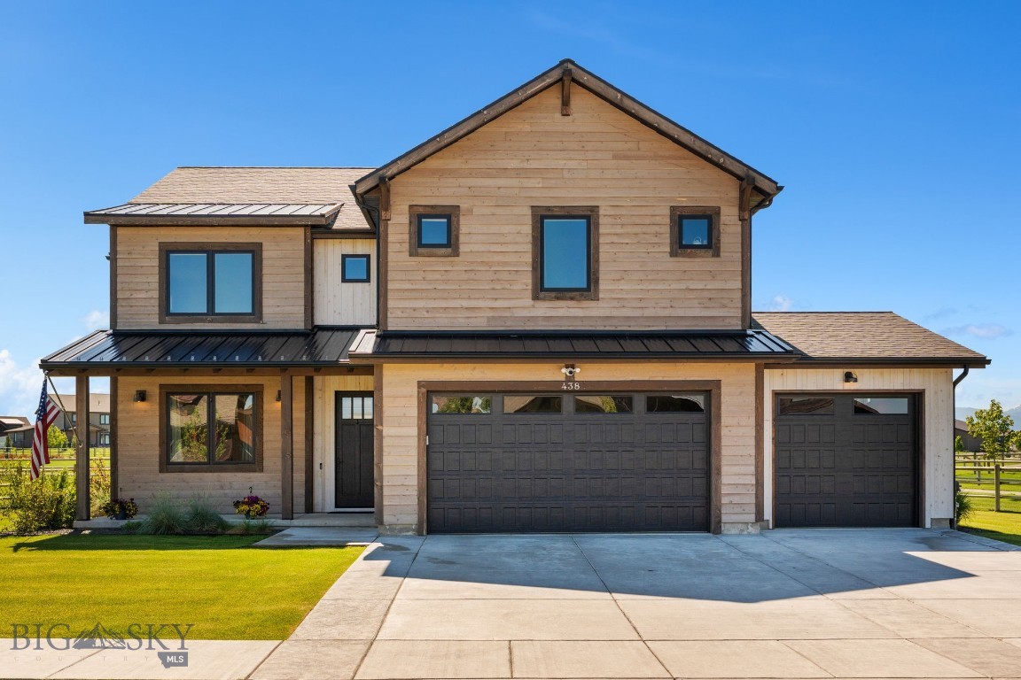 Located in the premier subdivision of White Horse Ranch, this pleasantly designed 2,946± square foot home offers 3 roomy bedrooms — all conveniently located upstairs — along with 2.5 bathrooms and a main-level office, ideal for working from home or creating a quiet retreat. The open-concept main living area is anchored by a cozy gas fireplace, creating a warm and inviting atmosphere for everyday living and entertaining alike. Large windows throughout the home capture stunning mountain views and bring in generous natural light. Main level offers an office/den, large kitchen with huge island, walk-in pantry, and powder bath. Upstairs you'll find a large primary bedroom with en-suite bathroom & walk-in closet. Also upstairs are two additional guest bedrooms, laundry room, another full bathroom, and family/living room. Top this off with the attached 3-car garage which is heated and beautifully landscaped yard with mountain views. All information is deemed reliable but not guaranteed, buyers and buyers’ agents to verify all information.