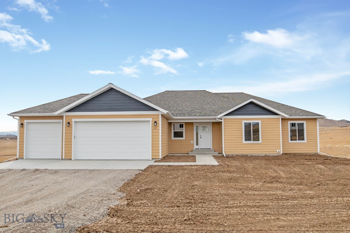 Step into this beautifully designed 3 bedroom, 2 bathroom home, nestled on over an acre of pristine land in Three Forks, MT. Enjoy wide open views from your back yard, this lot truly is a MUST SEE. This property features a functional office space, perfect for working from home, or maybe a baby room! The interior boasts quartz countertops, sleek laminate flooring, and stainless steel appliances. Enjoy peace of mind with a 1-year builder warranty, a 10-year structural warranty, and a custom water treatment and RO system included. Located in a friendly neighborhood, just a 30-minute drive to Bozeman and Canyon Ferry Lake, with Butte, Helena, and Ennis all less than an hour away. Indulge in local culinary delights with many legendary restaurants nearby. Don’t miss out on the opportunity to own this exquisite home.