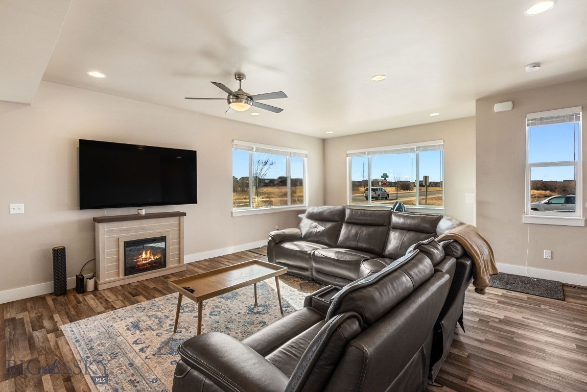 Wake up to water views, open skies, and the calm of nature right outside your door at 926 Abigail Lane, Unit A. Set across from a peaceful pond and open green space, this beautifully designed condo blends modern comfort with the relaxed Bozeman lifestyle buyers crave. Inside, sunlight pours through an open floor plan where the kitchen flows effortlessly into the living and dining areas — perfect for cozy mornings, lively gatherings, and everything in between. Contemporary finishes, stainless steel appliances, and smart storage elevate everyday living, while thoughtful details like generous closets and a dedicated laundry area add ease and functionality. Step outside for morning strolls around the ponds, evening sunsets over open space, and quick access to nearby parks, trails, and local favorites. Whether you’re searching for a serene primary home, a low-maintenance retreat, or a smart investment, this is where comfort meets Montana beauty.