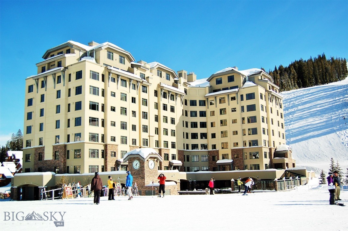 The Summit offers the best lodging location at the Big Sky Resort! Centrally situated in the base area with two, heated bubble, high speed lifts right out the door, the fully remodeled Summit building offers the services of a fine hotel with the advantages of private condominium ownership. This condo has one true bedroom with two queen beds, a wet bar, a kitchen, two baths, with two separate lock-off configurations for the utmost in rental flexibility. The views are of the ski slope and the Ram 8 lift and you are within walking distance to more lifts, area shopping, dining and attractions. Building amenities include: front desk, concierge, bellman, room service, pool, hot tub, sauna, fitness room, spa services, ski storage/tuning, relaxing lobby areas, Provisions boutique, the Carabiner Bar, Peaks Restaurant, underground heated valet parking and so much more.