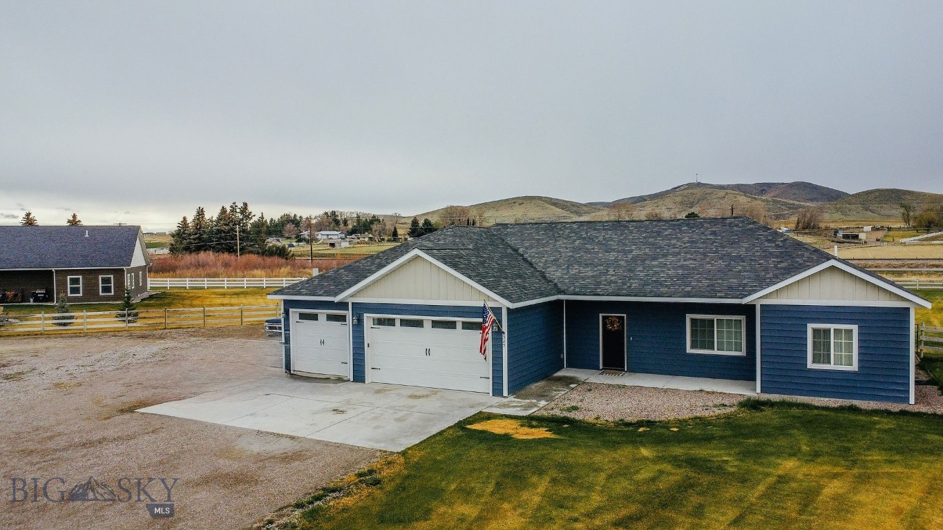 A breathtaking beauty with jaw dropping views that is located in a sought-after neighborhood!  This stunning 2020 built single-level home is located just outside of Dillon and has a unique country feel while being just a few short minutes away from every amenity one's heart could desire.  A stylish kitchen with excellent counter space featuring eloquent countertops and cabinets highlight the open floor plan concept.  Featuring a perfect size floor plan that is spacious enough to entertain guests but is also quaint and charming. Bright and airy living spaces flooded with natural light thanks to large windows give a warm feel to the home.  A fenced yard that feels like a backyard oasis is a welcome addition on the large 1.249 +/- acre lot that gives children and dogs plenty of room to stretch their legs and play until dark.  Premier fly fishing, world class hunting, and endless outdoor adventure await you and your family in the streams and mountains only a short few miles away.
