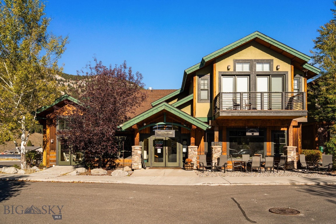Introducing 48 Market Place, a great opportunity for whole-building ownership in the heart of Big Sky’s Meadow Village. Originally constructed in 2007, it spans over 8,000 square feet and features a diverse mix of commercial and residential spaces — offering income, flexibility, and long-term investment potential in one of Montana’s most desirable mountain communities. The property underwent significant interior renovations within the past 3–4 years, introducing updated finishes, modern systems, and refreshed interiors throughout.
The building includes two street-level commercial suites — one currently leased to a thriving local coffee shop, and the other, formerly a real estate showroom, beautifully finished and ready for a new concept ideal for retail, office, or professional use. Both spaces benefit from nearly 1,300 square feet of basement storage, providing valuable additional space for operations or inventory. The residential spaces have been thoughtfully updated and provide excellent income potential or flexible housing options for on-site management or staff. The units include one spacious five-bedroom apartment (each bedroom with individual locks and two showers), one three-bedroom residence with a private bath, and one luxury three-bedroom unit featuring two full bathrooms, large picture windows, Subzero refrigerator, and beautiful mountain views.
Located in Big Sky’s established Meadow Village commercial core, 48 Market Place is surrounded by anchor tenants such as American Bank, the Post Office, and Country Market, along with local restaurant favorites Olive B’s and Michelangelo’s. With year-round visibility, accessibility, and consistent traffic from residents and visitors alike, this well-maintained, mixed-use property represents a rare opportunity to own a proven, income-producing asset in the heart of Big Sky.
48 Market Place — own a cornerstone of the Meadow Village community. Reach out today to schedule your private tour.