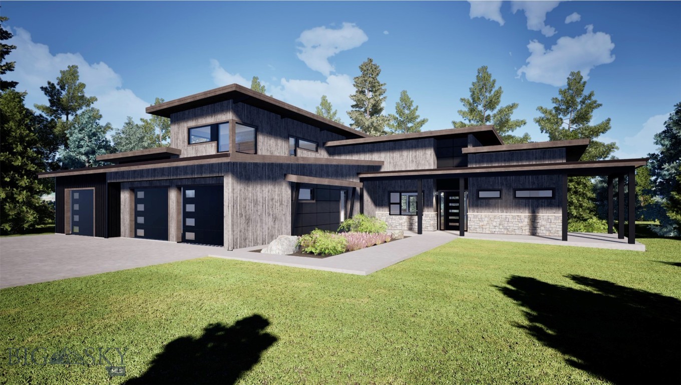 Discover refined mountain living in this beautifully crafted 3,549 Sq Ft new construction home, perfectly situated on 2.07 acres in Big Sky’s highly sought-after Gallatin Foothills Phase 2. Backing to protected open space, this home offers the ideal blend of privacy, luxury, and outdoor access. Designed with both comfort and versatility in mind, the home features 5 spacious bedrooms, 5 well-appointed bathrooms, an additional family room, a large mudroom, laundry room, and a heated 3-car garage. The expansive rear deck invites you to relax or entertain while enjoying peaceful forest views. High-end finishes include wood and tile flooring, solid surface countertops, a dramatic stone fireplace with a 60” Heat n Glo “Mezzo” gas insert, and a gourmet kitchen equipped with GE Monogram appliances. Additional upgrades such as in-floor heating in the master bathroom, central air conditioning, and forced air heat ensure year-round comfort. With direct trail access from your backyard, over 75 acres of community open space, and proximity to the Gallatin River, Big Sky Town Center, and Yellowstone National Park, this home offers a rare opportunity to enjoy luxury living in an unbeatable natural setting. Schedule your private showing today and experience all that Gallatin Foothills Phase 2 has to offer.