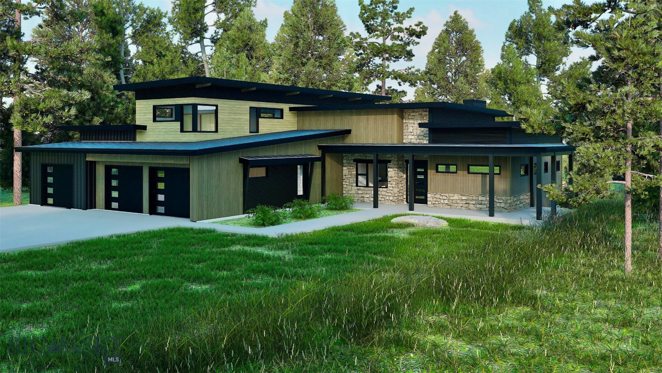 Discover refined mountain living in this beautifully crafted 3,549 Sq Ft new construction home, perfectly situated on 2.07 acres in Big Sky’s highly sought-after Gallatin Foothills Phase 2. Backing to protected open space, this home offers the ideal blend of privacy, luxury, and outdoor access. Designed with both comfort and versatility in mind, the home features 5 spacious bedrooms, 5 well-appointed bathrooms, an additional family room, a large mudroom, laundry room, and a heated 3-car garage. The expansive rear deck invites you to relax or entertain while enjoying peaceful forest views. High-end finishes include wood and tile flooring, solid surface countertops, a dramatic stone fireplace with a 60” Heat n Glo “Mezzo” gas insert, and a gourmet kitchen equipped with GE Monogram appliances. Additional upgrades such as in-floor heating in the master bathroom, central air conditioning, and forced air heat ensure year-round comfort. With direct trail access from your backyard, over 75 acres of community open space, and proximity to the Gallatin River, Big Sky Town Center, and Yellowstone National Park, this home offers a rare opportunity to enjoy luxury living in an unbeatable natural setting. Schedule your private showing today and experience all that Gallatin Foothills Phase 2 has to offer.