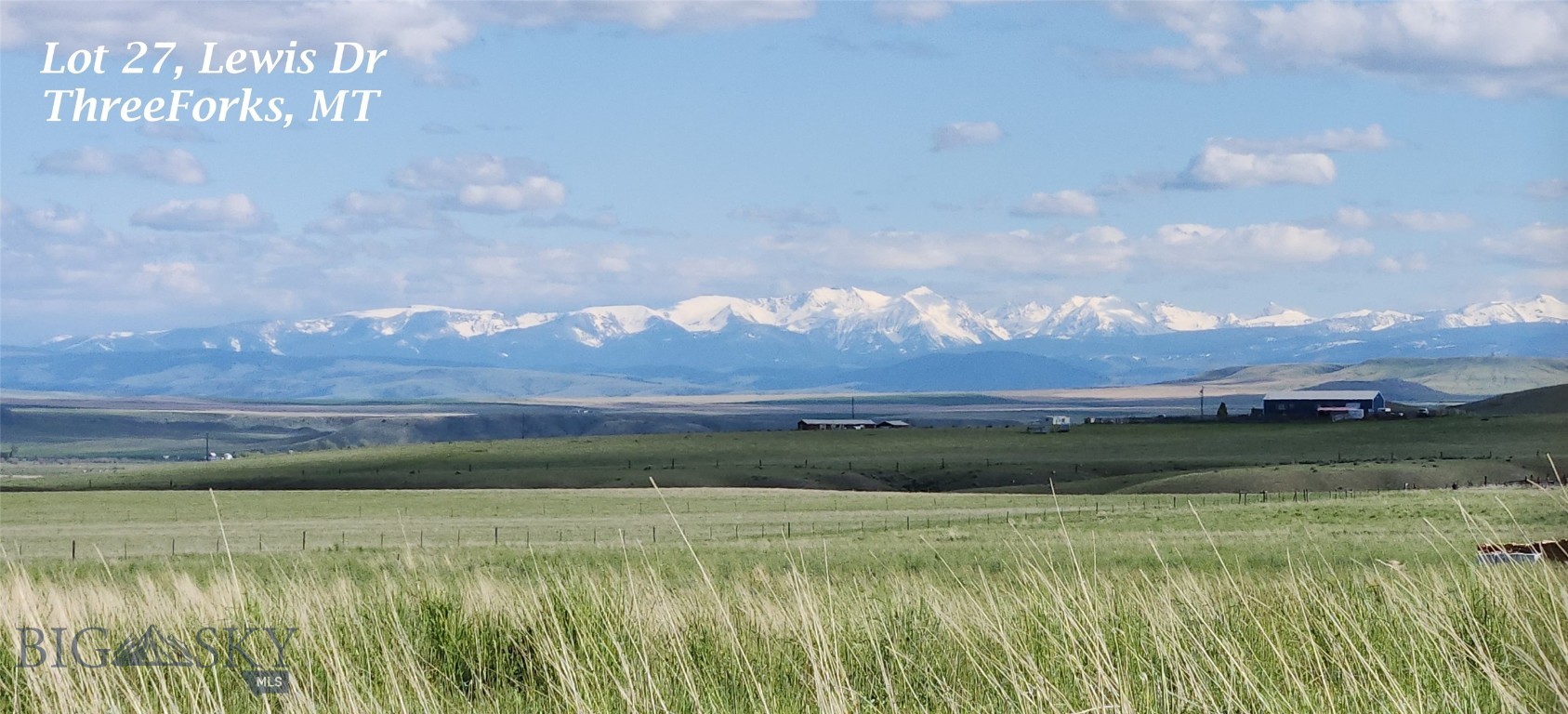 Welcome to Lot 27 in Colter’s Run Subdivision — a premium 5.16-acre Montana homesite with panoramic Bridger Mountain views, wide-open Gallatin Valley scenery, and the space to create the rural lifestyle buyers come here looking for. Gently sloping to the east, the lot offers natural elevation for sunrise views, thoughtful home placement, and a finished build that can take full advantage of the surrounding landscape.

Reasonable covenants allow for a primary residence, guest house, and horse barn, giving buyers flexibility for a true ranchette-style setup with room for a home, shop/guest quarters, and livestock building. Up to two horses are allowed, and residents also enjoy access to over five acres of shared community space for recreation.

A major added value: the seller is a VA Certified Builder, and building plans can be provided upon request. For buyers considering a custom or semi-custom build, this creates a clearer path from raw land to finished home. Soil analysis and related mitigation items may also be negotiated into build specifications, offering buyers an opportunity to better understand and plan for site conditions before and during construction.

Located just outside historic Three Forks, this property is minutes from Missouri Headwaters State Park, where the Jefferson, Madison, and Gallatin Rivers converge. The area is known for fly fishing, hunting, horseback riding, hiking, ATV access, and classic Montana open-space living — while still keeping practical necessities within reach.

If you’re looking for land that offers more than dirt and a dream, Lot 27 delivers room to breathe, valley views, flexible building potential, and a builder-connected path toward your Montana ranchette. Have your Realtor® reach out for details, building plan availability, covenant information, or to schedule a tour.
