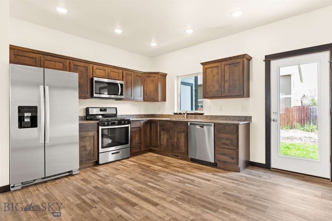 Attention all investors and 1031 Exchange buyers. Looking for a newer Bozeman Triplex with excellent rental history and a great location?  This building is on a quiet street within Flanders Creek Subdivision, just steps from the 11-acre community park with a trail system and ponds. Desirable open floor plan with each unit containing 3 bedrooms and 3 baths.  All units have granite countertops, LVT flooring, and real wood trim.  Conveniently located near Gallatin High School, the 100-acre Gallatin County Regional Park, shopping and restaurants.