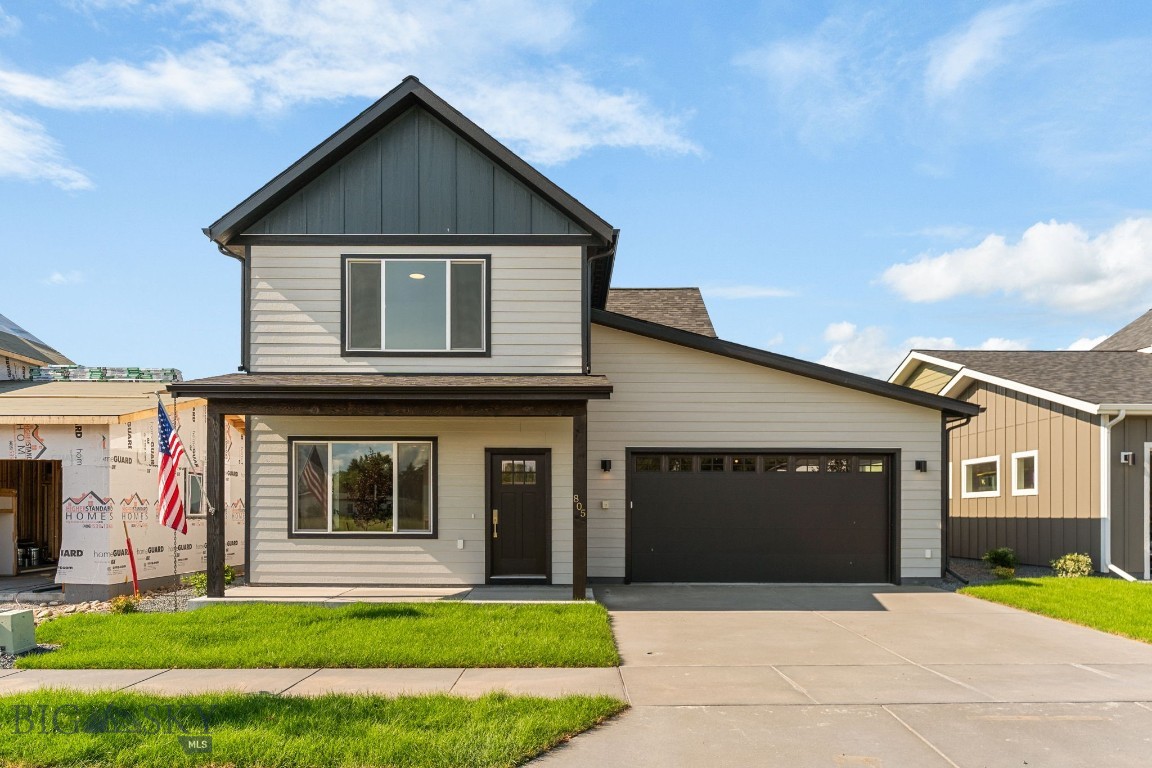 Looking for space, style, and a brand-new neighborhood to call home? Welcome to West Post, Belgrade’s newest community. From the moment you walk in, the main floor feels bright and airy, centering around a gorgeous open kitchen, dining, and living area designed for easy day-to-day living. Some highlights include: main floor retreat: spacious primary suite with an ensuite bath and walk-in closet, cleverly positioned off the dining area.
Everyday Convenience: A mudroom and powder bath right off the kitchen, serving as the perfect transition from your three-car garage. Upstairs Flexibility: A massive bonus room offers endless possibilities (think: rec room, home gym, or media cave), alongside three additional bedrooms and a full bath. Completely turn-key and thoughtfully designed, this one is ready for its very first chapters. Amenities nearby include: the airport (half a mile
away), downtown Belgrade (less than 2 miles), and downtown Bozeman (roughly 9 miles). Not to mention, the neighborhood park and gathering space, walkable sidewalks, and shops nearby. Come check out the convenience of West Post and this adorable home!