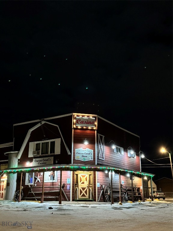 Explore the unique opportunity to acquire both the property and business of Crazee Carol's Casino and Bar, a well-established venue with a distinguished 32-year legacy. Conveniently located at 2702 Walnut, this all-encompassing package features Crazee Carol's Casino and Bar along with a 2-bedroom, 1-bathroom upstairs apartment. Step into a meticulously designed interior adorned with custom murals, themed as a charming Farm/Barn. The sale includes valuable assets such as a coveted Montana Full Beverage License, 20 Gambling Machines (all owned outright), an owned ATM, and all essential business equipment. The property further boasts a private office with exclusive one-car garage access. With assured accessibility and discreet operations, the property is complemented by a paved parking lot, ensuring a seamless experience for patrons. The seller is retiring, marking the end of an era for this beloved establishment. Additionally, the business is supported by long-standing employees who contribute to its welcoming atmosphere and operational success. Don't miss the opportunity to secure a thriving business and its associated property. This is your chance to invest in a successful venture with a rich history!