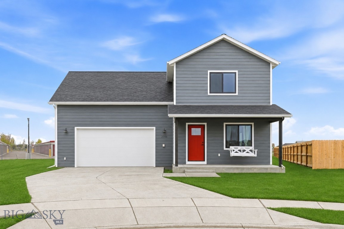 2016 Ross Way in Belgrade is a 2024-built home with a clean, modern feel and a practical layout. This 3-bedroom, 2.5-bath home features an open main living space and a large upstairs bonus room that works well as a second living area, office, or media room. (Projector equipment seen in photos conveys.) The primary suite and additional bedrooms offer comfortable, private spaces, and the 2-car garage provides added storage and convenience. Outside, there’s a spacious, partially fenced yard with plenty of room for pets and/or outdoor living, plus a front porch swing for a simple spot to relax. Located in a growing area of Belgrade, this home offers the benefits of newer construction with functional space throughout.