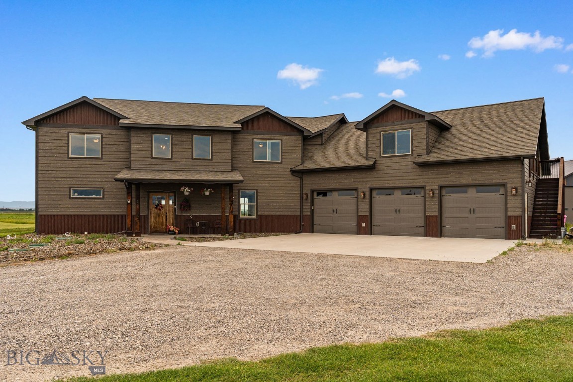 Discover the perfect blend of comfort, space, and Montana beauty. Set on 10 acres with expansive mountain views, this 5-bedroom, 3.5-bath home offers room to live, work, and play. Inside, you'll find granite countertops, tile floors, brand-new carpet, stainless steel appliances, and a large pantry. The spacious primary suite features a private en suite bath and walk-in closet, while two additional bedrooms share a convenient Jack-and-Jill bathroom. A large bonus room provides flexible space for a second living area, game room, or media room. Outside, enjoy a 3-car attached garage, a 40' x 30' shop with plenty of room for vehicles, equipment, and toys, plus a peaceful pond and wide-open acreage ready for your Montana lifestyle. All this with the privacy of country living and the convenience of nearby Belgrade and Bozeman.