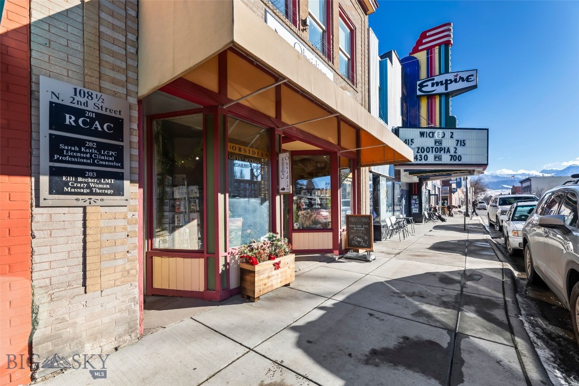 One of Livingston’s established retail businesses is ready for a new chapter. The well-known Obsidian Collection gift shop offers exclusive vendor lines and acts as a key store in downtown Livingston. The business opportunity includes a lease, assets, inventory, and a solid customer base. This is your opportunity to own an anchor business in historic downtown Livingston, Montana.   Built in 1925 on a 3,500 sq. ft. lot with a total of 4,750 sq. ft. of space, this beautiful historic building offers multi-faceted income potential. The main floor provides a successful retail space where the Obsidian Collection operates, a charming store front, storage, office, and half bath. Towards the back of the building is the 2nd Street Suite - a successful 1bd/1ba  short-term vacation rental. Three office suites with a solid rental history, a sitting room and restroom occupy the second floor, perfect for professionals needing a downtown office space. Situated in the heart of the thriving downtown, the location doesn’t get much better. With the Post Office across the street, and steps away from many popular downtown businesses like the Empire Theater, Coffee Crossing, The Owl Lounge and Engine Room Pizza, this property is in the middle of it all!