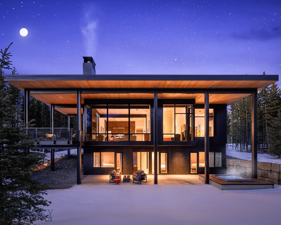 Set within the serene alpine landscape of Moonlight Basin, Private Home #42 offers a refined mountain retreat where modern architecture and natural beauty coexist in perfect balance. Designed by the acclaimed firm Olson Kundig, the residence reflects a thoughtful approach to scale, light, and connection to the land.

Spanning approximately 4,020 square feet, this five-bedroom home features open, light-filled interiors framed by floor-to-ceiling windows that capture sweeping mountain views. Warm natural materials, clean architectural lines, and inviting fireplaces create an atmosphere that is both contemporary and deeply comfortable.

Indoor living spaces flow seamlessly to outdoor terraces and lounges, offering ideal settings for entertaining or quiet moments of reflection amid Montana’s changing seasons. Whether returning from a day on the slopes or enjoying summer evenings under expansive skies, this home is designed to elevate everyday living.

Located within One&Only Moonlight Basin, owners enjoy access to exceptional amenities, curated experiences, and the legendary service that defines the One&Only lifestyle.