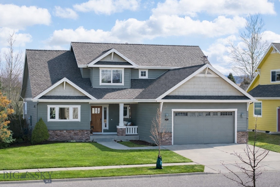 Welcome to 3166 Gardenbrook Lane, a beautifully updated home located in Bozeman’s sought-after Alder Creek neighborhood on the desirable south side of town. This inviting residence offers the perfect blend of comfort, style, and functionality with an open layout designed for both everyday living and effortless entertaining. Step inside to soaring ceilings and abundant natural light that fill the spacious great room, anchored by a stunning floor-to-ceiling fireplace and expansive windows overlooking the backyard. The living space flows seamlessly into the dining area and newly updated and well-appointed kitchen, where a generous island, ample cabinetry, and modern lighting create the ideal setting for gathering with friends or hosting family dinners. The main level features a private primary suite, offering comfort and convenience with its spacious layout and ensuite bath. Upstairs, three additional bedrooms provide flexible space for family, guests, or a home office. Located in the highly desirable Alder Creek subdivision, the neighborhood is known for its welcoming community feel, parks, walking trails, and open green spaces that wind along Alder Creek. Residents enjoy easy access to Morning Star Elementary and Sacajawea Middle School, while Montana State University and historic Downtown Bozeman are just minutes away. From local restaurants and shopping to outdoor recreation in Hyalite Canyon, Sourdough Canyon, and skiing at Bridger Bowl, the best of the Bozeman lifestyle is always within reach. With four bedrooms, two and a half baths, and approximately 2,605 square feet of living space, this home offers a rare opportunity to enjoy comfort, convenience, and community in one of Bozeman’s most beloved neighborhoods.