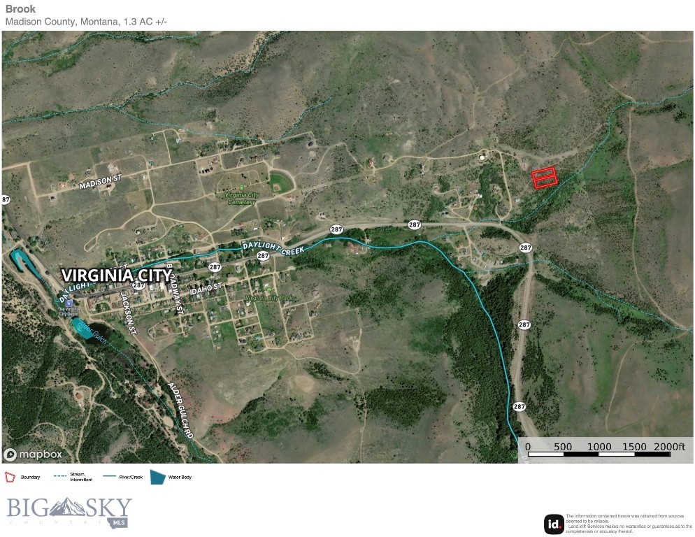 Virginia City Original Plat - Land