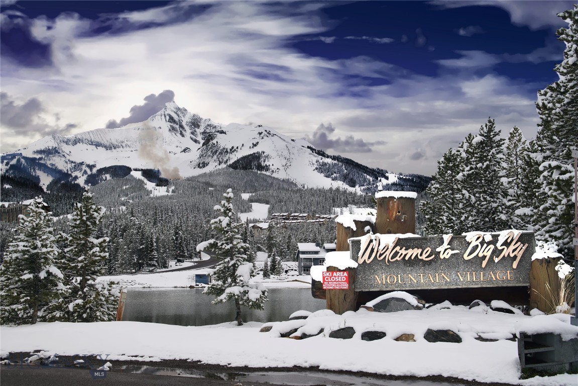 Fully remodeled condo at the base of Lone Peak with private parking. A short walk in your ski boots gets you to the Big Sky ski shuttle which transports you to the ski area base in 5 minutes. A six-figure remodel was completed in 2024. The views of Lone Peak and Andesite Mountain from the top floor landing are stunning, and the large living area window overlooks the headwaters of the West Fork Gallatin just above Lake Levinsky. In addition to winter activities, the property is within minutes of summer hiking and mountain biking trails, paddle boarding on Lake Levinksy, and endless other outdoor adventures.

The renovation was completed to the studs by licensed contractors and fully permitted and inspected. A summary includes: new flooring, sound dampening underlayment and subfloor. New drywall, including acoustic drywall and Rockwool acoustic insulation on shared interior walls. New window and entry door. The electrical system was replaced in its entirety– from new supply line pulled from the main building panel, to new electrical panel, romex, recessed lighting, and heating system. The plumbing was also completely redesigned and replaced with modern pex and PVC drainage, all new fixtures and large capacity hot water heater. The bathroom includes fully tiled walk-in shower installed with Schulter System underlayment, Panasonic ventilation fan, fixtures, lighting and cabinetry. The kitchen was thoughtfully designed to maximise storage and functionality, including quartz countertops, tile backsplashes, high end cabinetry with under cabinet lighting, and a large peninsula with seating. All appliances were new as of 2023 including Beko washer and vented dryer, Beko stove, Bosch dishwasher, Whirlpool microwave, disposal and refrigerator.  A large Hisense free-standing air conditioner provides cooling in the summer. New fiberoptic internet service was installed by 3 Rivers Communications. Furniture includes a fold out sleeper sofa in the living area and purpose designed storage for ski equipment. The HOA replaced all the roofs with standing seam metal and EPDM in 2022 and metal siding in 2024.

Condo is sold turnkey, completely furnished, decorated and stocked. Possible use: "long term or short term rental"