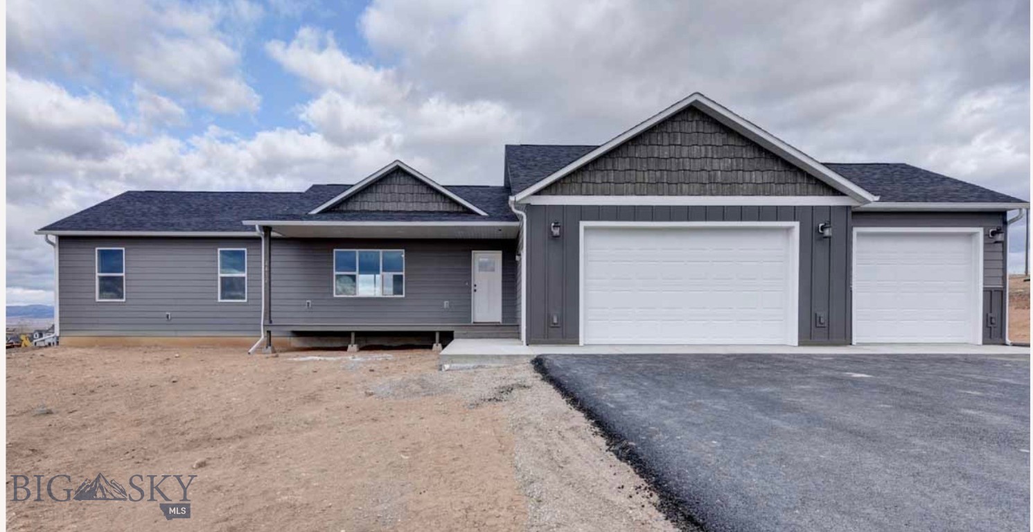 New Construction Home to Be Built – Your Ideal Montana Home Awaits! This thoughtfully designed single-level home will be situated on a beautiful 1-acre lot, offering the perfect blend of peaceful surroundings and convenience to town. With 3 bedrooms and 2 bathrooms, the layout features an open-concept living room, kitchen, and dining area—ideal for everyday living and entertaining. You'll also appreciate the separate laundry room and the convenience of an attached two-car garage. Take in stunning views from your own backyard while enjoying the ease of modern, low-maintenance living. Whether you're looking for a peaceful retreat or a place to grow, this home offers the best of both worlds. Contact us for more details. *Photos are of similar homes built by same builder and are for reference only—actual finishes and details may vary.