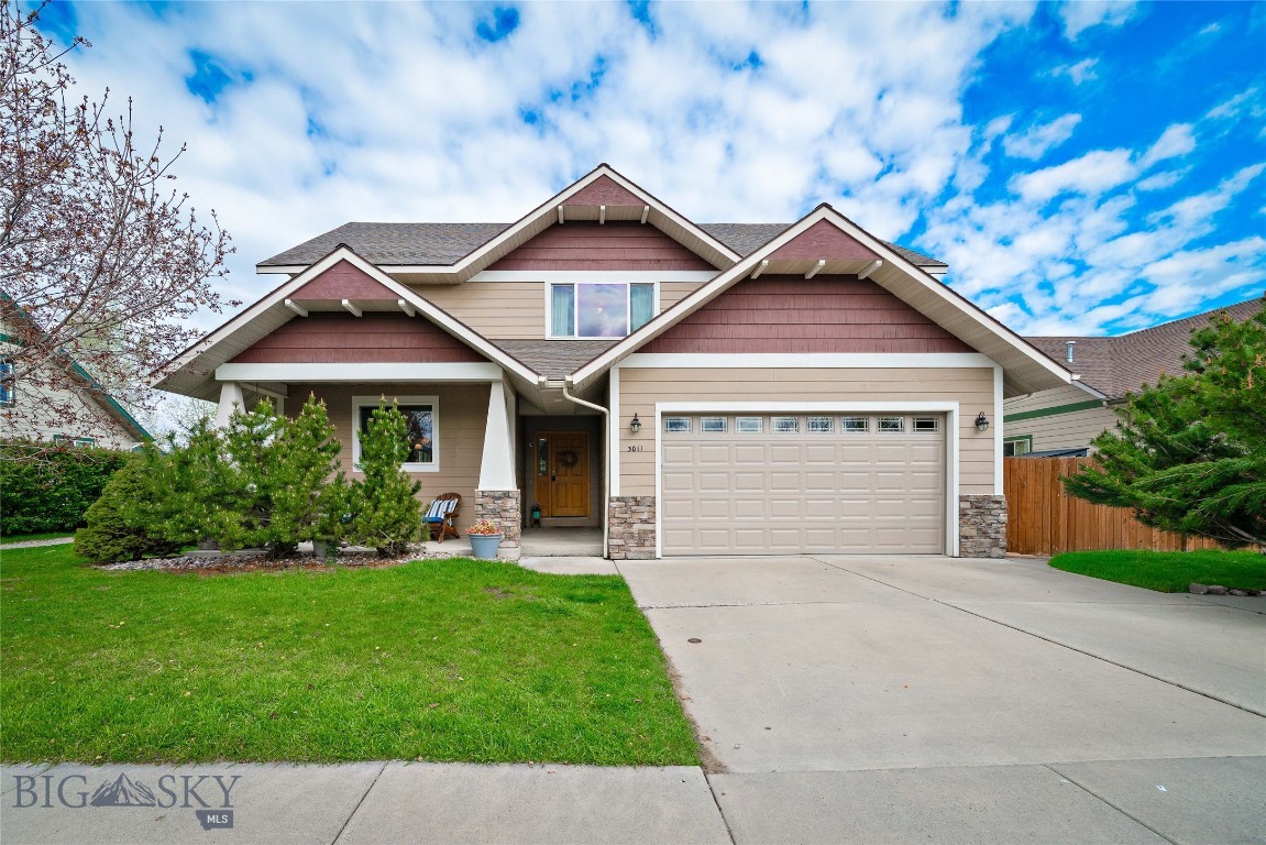 Located in Bozeman's desirable Harvest Creek Subdivision close to parks, schools, and everyday conveniences, 3011 Lily Drive offers the perfect mix of comfort & space. With 2,482± square feet, this 4-bedroom, 2.5-bath home has a layout that actually works - open, light-filled living spaces that flow easily for both everyday life and entertaining. The primary bedroom and laundry are conveniently located on the main level, offering the option for easy, single-level living if desired. Several updates have already done for you - a new furnace & garage door (2026) & a newer back deck (2019) that’s ready for summer evenings, BBQs, or taking in Montana’s long sunsets. The backyard has plenty of room to spread out—whether that means a garden, space to relax, or just a quiet place to unwind. The community park & trails are also nearby. If you’ve been waiting for a home that checks the boxes without feeling cookie-cutter, 3011 Lily Drive is definitely worth a look.
