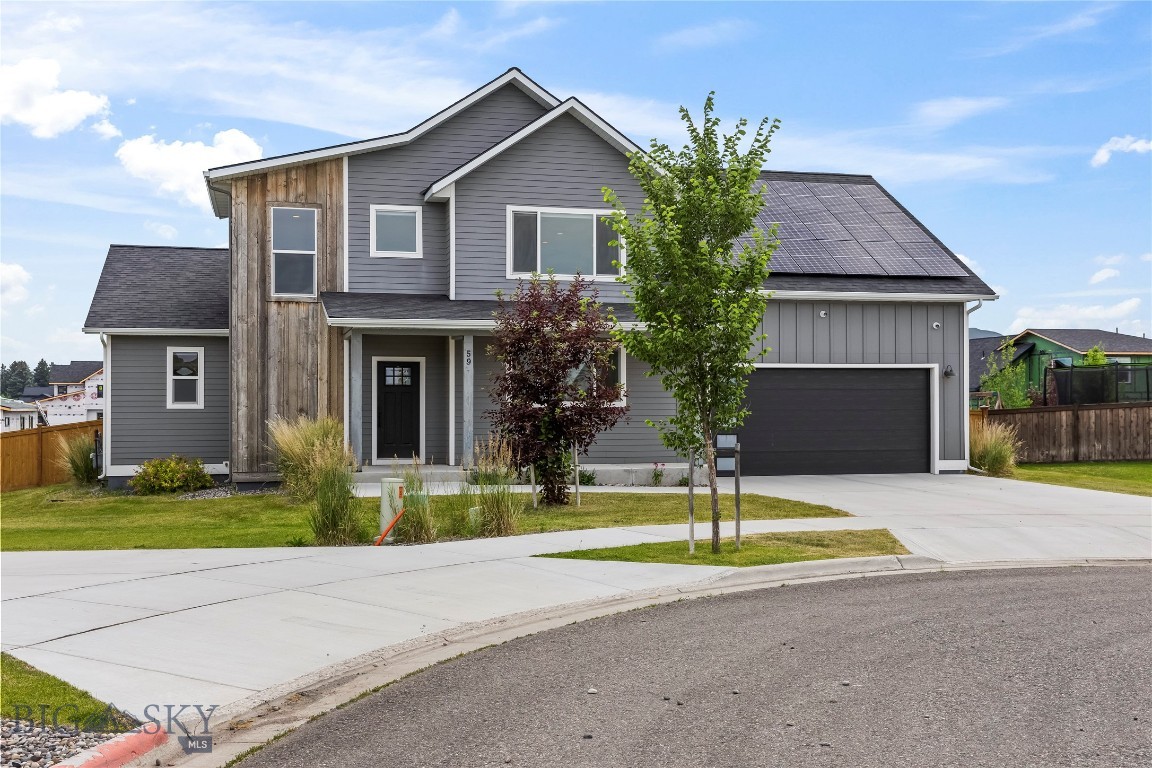 Don't overlook this beautiful, and highly upgraded home in the desirable Woodland Park Subdivision in Bozeman, Montana. Well cared for, with tastefully updated finishes inside and out! A main-level Primary Suite, open Kitchen & Living Room, with a private half-bath & laundry room off the garage.  Upstairs offers an extra room, enclosed and oversized bonus room, 2 bedrooms, and a full bath.  This home is equipped with a 17kwh Solar System, with 3 Tesla Powerwalls for backup battery power storage.  A state of the art security system, wood fired sauna, irrigated & landscaped, fully fenced backyard, and the property backs up to a community trail system! All the while close to all the amenities of Bozeman, Four Corners, and Big Sky.  Call today to arrange a private showing to see this amazing home.