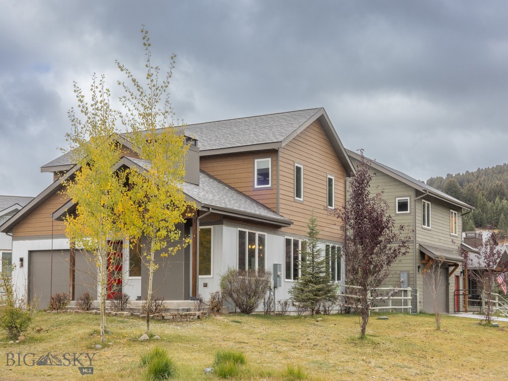 Charming Big Sky Home built in 2017 with Income-Generating ADU on a .246 Acre Lot!

This beautiful property in the Southfork neighborhood of Big Sky offers a perfect combination of comfort, versatility, and outdoor living. Built on a spacious .246-acre lot, the main home features 1,980 sq. ft. of thoughtfully designed space, including 3 bedrooms, 2.5 bathrooms, and a 2-car garage.

The ADU adjacent to the main house is a stylish 780 sq. ft. with a large south facing deck upstairs positioned above a 2.5-car garage, complete with its own laundry room. — perfect for relaxing and taking in mountain views. The fenced backyard provides privacy and a great space for outdoor activities.

Ideally located just 10 minutes from Big Sky Resort and less than a 5-minute walk to Meadow Village, this property offers easy access to world-class alpine and Nordic skiing, hiking, and outdoor recreation.

Highlights:

Main home: 1,980 sq. ft., 3 beds, 2.5 baths, 2-car garage
ADU: 780 sq. ft. with deck, above a 2.5-car garage, separate laundry
Fenced backyard for privacy and security
Scenic south-facing deck on ADU
Close to Big Sky Resort and Meadow Village
Prime location for outdoor adventures and mountain living
This property offers both a comfortable primary residence and a fantastic opportunity for rental income or guest accommodations. Don’t miss out — contact us today to schedule a private showing!