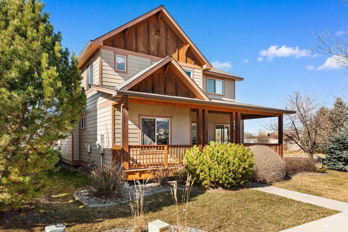 Perfectly positioned at the end of a quiet street and bordering a lush community park, this Walton Homestead gem offers quality finishes and overall convenience. This neighborhood is designed for easy living, featuring two parks and sidewalks that invite afternoon strolls and friendly chats with neighbors. Inside, the home boasts a thoughtful, expansive layout. The main level features brand-new carpet and hardwood flooring. You'll love the oversized living room, anchored by a gas fireplace; the space is uniquely versatile—perfect for a dual setup of formal dining and lounging, or a custom creative layout. The open kitchen flows seamlessly into the dining area, laundry room, and a convenient half-bath. Upstairs features four spacious bedrooms including a primary suite complete with a walk-in closet and en suite bath. You will love the views from the primary suite; wake up to stunning, unobstructed views of the Bridger Mountains. The outdoor space is an entertainer’s dream, featuring a stunning pergola over the back patio. With schools, grocery stores, and the vibrant energy of downtown Bozeman just a short walk or drive away, this home truly captures the best of Bozeman living.
