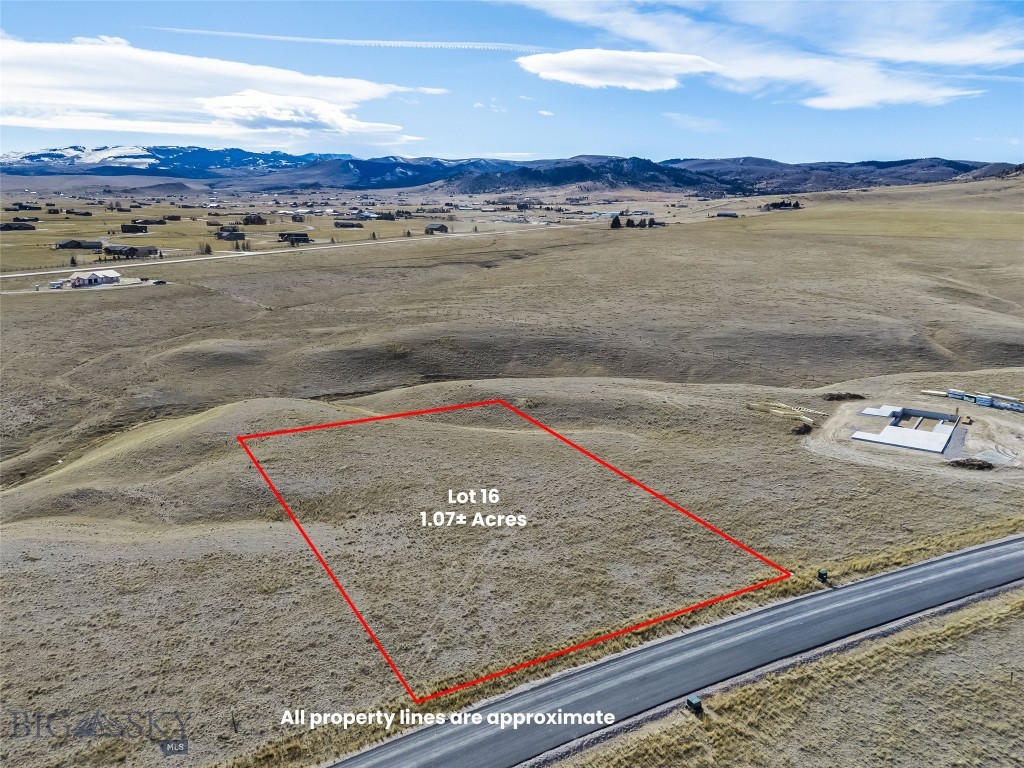 Lot 16 offers 1.07± acres within a thoughtfully planned 55-lot community, with parcels ranging from approximately 1 to 2 acres. The subdivision spans 165± acres total, providing generous open space and excellent opportunities to enjoy local wildlife. Paved roads are in place, with mailboxes, power, and fiber optic service to each lot. Located approximately three miles from downtown Ennis, this property offers sweeping views in all directions and convenient access to town amenities. Wells throughout the subdivision range from approximately 200 to 350 feet in depth, producing 12 to 60± GPM. The licensed Montana listing agent is a member of the selling entity.