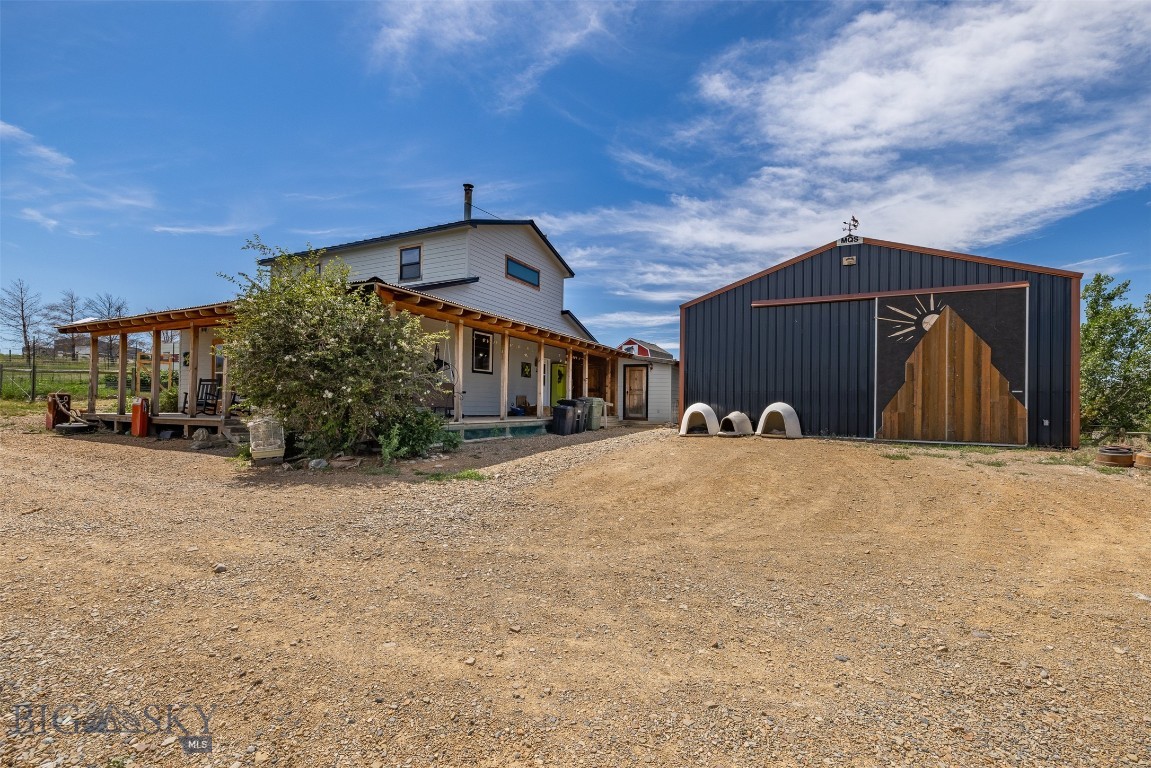 Views, views!  Mini farm or horse property on almost 10 acres. 3 bedroom house, with air conditioning and new 100Kbtu 98% efficiency modulating daikin furnace, with a 4 ton condenser. (BIG UPGRADE ) With a back up wall heater and wood stove. New butcher block counter tops surround the gas stove, new viking commercial dishwasher, new kitchen faucet, farm one basin sink, laminate counters around the wet areas, large walk-in pantry, main floor area is polished concrete, master bedroom upstairs with  wood floors and plenty of space. ( room to add a master bath )  Outside there are plenty of storage sheds. Chicken coop, dog run with dog shed, furnished guest cabin, she shed / school or art studio, barn with 2 stalls, hay shed, covered lean to, and all have power! Come sit by the pond or sip some tea on the shady front porch. The views are limitless. Come see this property. Call your favorite (Realtor) today to schedule a showing.