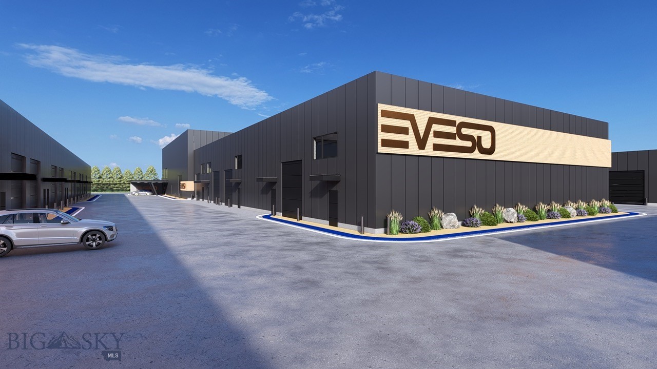 Introducing EVESO, Bozeman’s first & only private Auto & Outdoor Adventure Club, an exclusive, deeded garage condominium community designed for collectors, drivers, and outdoor purists who expect more than storage & demand a true lifestyle amenity. Conceived for Montana’s climate & crafted with discretion, security, and sophistication in mind, EVESO offers individually owned, highly specialized garage condos tailored to protect showcase, and support prized vehicles & equipment–from exotic & collector automobiles to performance trucks, motorsport rigs, and backcountry gear. A range of thoughtfully designed floor plans & sizes allows owners to select the scale that best suits their collection and ambitions, in a multi-vehicle compound with space for lifts, workshops, and lounge environments. Each unit is titled real estate, providing the permanence and security of ownership with the flexibility to personalize your space into a private showroom, workshop, or adventure headquarters. Accommodating 17-22 foot ceiling heights, integrated mezzanine levels and owner customizable interiors allow for lifts, lounges, offices, or curated display environments, designed to reflect the individuality of each owner. Beyond the garage, EVESO delivers a true club experience. Owners enjoy access to a refined Members’ Club & Lounge and a dedicated in-house support team providing professional maintenance and detailing, storage management, seasonal preparation and logistics. Engineered for year-round performance and absolute peace of mind, EVESO provides a secure, climate-controlled, 24/7 access environment, purpose built for those who view their vehicles not simply as transportation, but as passion and precision. Features include: commercial garage doors | Integrated mezzanine levels (per plan) | 150-amp individually metered electrical service | Finished restroom | Finished flooring with internal floor drains | High-efficiency LED Lighting | Fire suppression system | Individual mailing address & mailbox access onsite | Vehicle maintenance & detailing facility | Asset Management | Members’ Clubhouse, Lounge & Shared Common Areas | Logistic Concierge. EVESO is not just storage...it is ownership, community, and a refined home for your machines and pursuits.