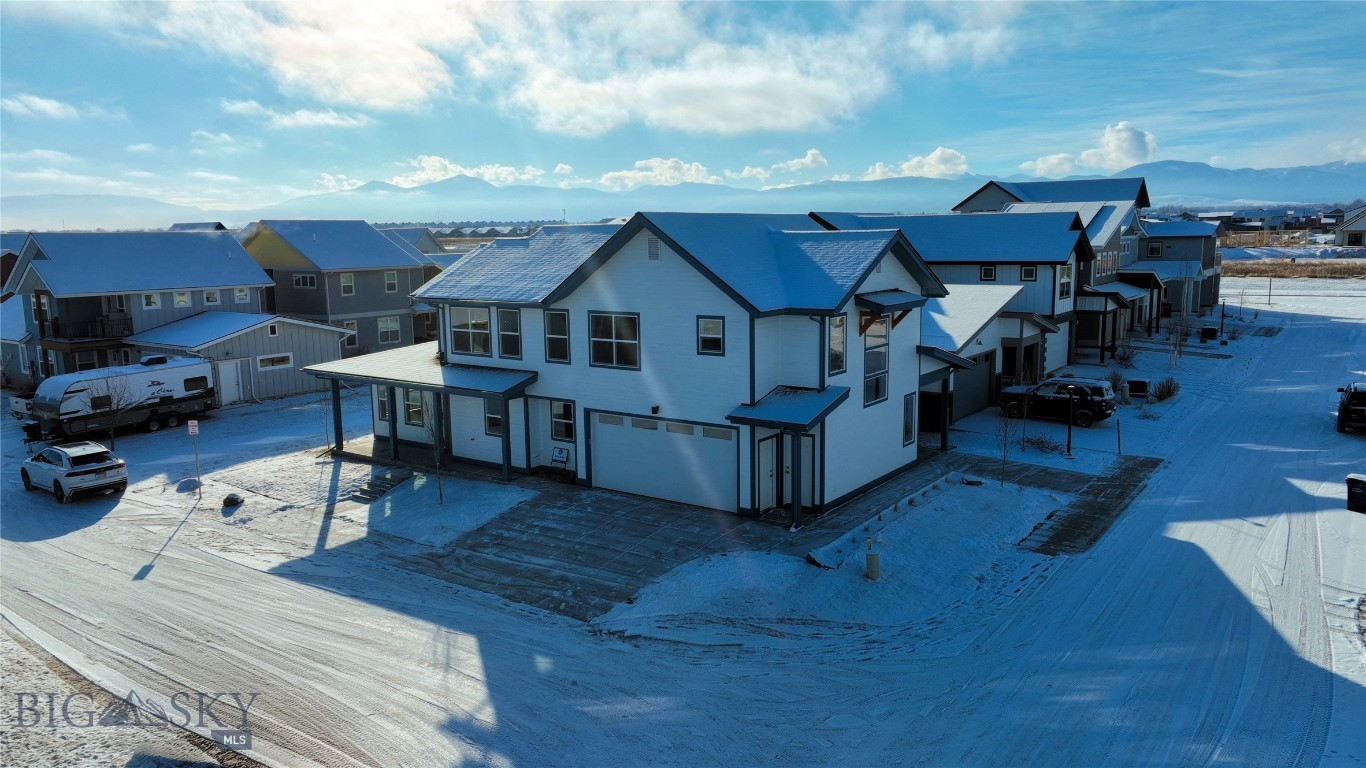 Welcome Home!

Experience new construction living in The Lakes at Valley West, one of Bozeman’s most sought-after residential communities. This beautifully crafted 4-bedroom, 2.5-bath home offers thoughtful design, quality finishes, and comfortable modern living — A standout feature of this property is the 1-bedroom, 1-bathroom accessory dwelling unit (ADU)—ideal for guests, multigenerational living, a private office, or additional rental income.
The spacious kitchen features stainless steel appliances, a gas range, quartz countertops, and stunning cabinetry—perfectly suited for both everyday living and entertaining. The open-concept dining and living areas are filled with natural light and anchored by a cozy gas fireplace, creating a warm and inviting atmosphere for gatherings.

The private owner’s suite offers a generous walk-in closet and a well-appointed en-suite bathroom complete with dual vanities and a large walk-in tile shower.

A standout feature of this property is the 1-bedroom, 1-bath accessory dwelling unit (ADU)—ideal for guests, multigenerational living, a private office, or additional rental income.

Residents of The Lakes at Valley West enjoy exceptional amenities, including two 6-acre lakes, parks, playgrounds, covered pavilions, miles of walking trails, and abundant open space—providing the perfect blend of recreation and relaxation.

Built by Kilday & Stratton Building Company, this exceptional home offers flexibility, functionality, and refined comfort—all waiting to welcome you.