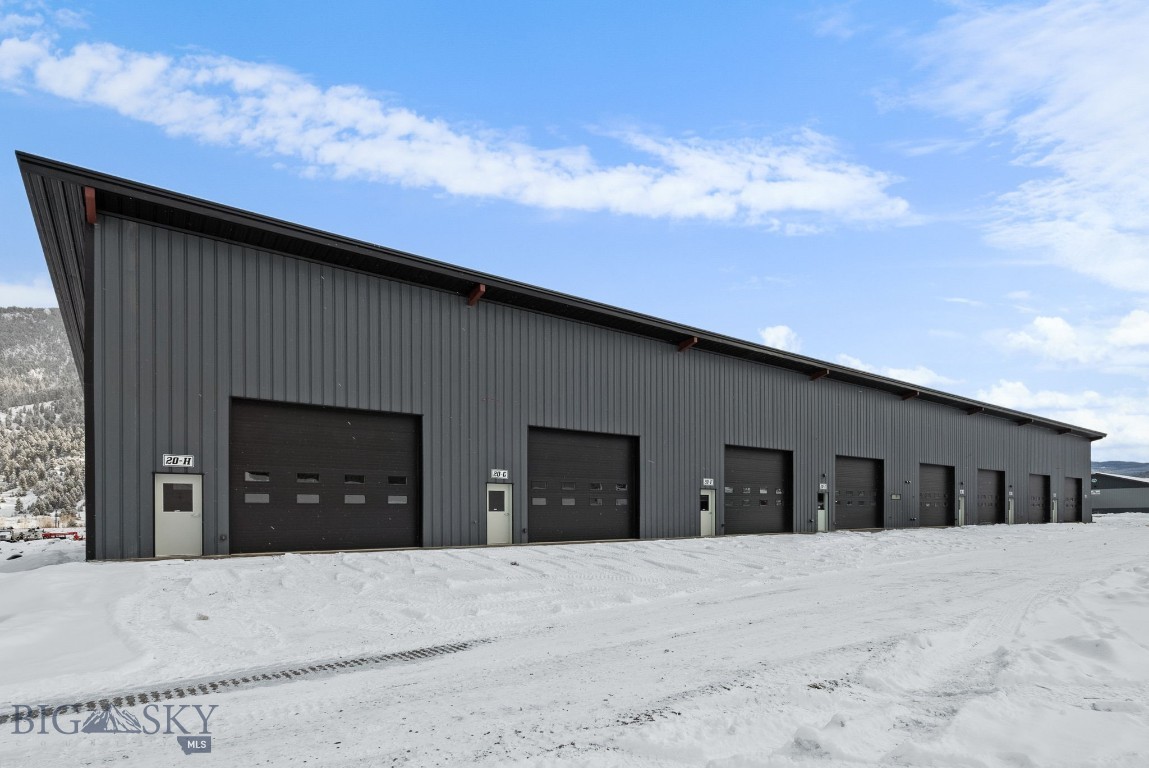 We are excited to introduce the latest phase of the Lazy J warehouses. This 1,116 SqFt unit is equipped with a private bathroom, heat, a utility sink with hot and cold water, and a 14’ roll-up door. These warehouses are perfect for protecting your valuable equipment, tools, and gear from Montana’s rugged elements. The warehouse boasts a premium steel package, making it mezzanine-ready to significantly expand storage space while maintaining an impressive 13’9” ceiling height on the main level. Whether you’re a contractor in need of space for tools and supplies, or simply looking for room to store your RV, cars, ATVs, snowmobiles, or side-by-sides, these warehouses are a perfect fit. Each unit is separately metered for propane, electricity, and conveniently located right off Highway 191 for easy access. Contact us or your agent for a tour today! Disclosure: Some of the photos are for example purposes and do not reflect actual units.