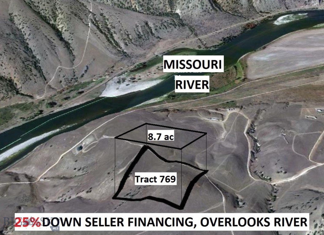 One-of-a-kind for the area is this 8.5-acre lot, with end-of-the-road privacy on the highest ground around with virtually a 360-degree views including overlooking the river, which is only ¼ mi airline away. Seller financing for asking price with 25% down, 5% interest, pick monthly payments in range of $1,000 to $1,500/month, lump sum payoff within 5 years.  Adjoining 9.6 acres also for sale as of Aug. 2025. Electrical grid nearby. Could develop a rainwater collection system in lieu of drilling well. No enforced covenants.  250’ lower elevation than international airport in Belgrade, only 40 min drive away, meaning winter snow accumulation is significantly less. Interstate Hwy to airport only 20 min away. 2024 property taxes were $954. Only ¼ mi hike to 4 mi of public land along river. Some indigenous wildlife is pictured. Last series of pictures are image & topo maps with GPS coordinates.  Use 46.07190,-111,40718 on Google Earth for detailed view of high point.  NOTE: seller took back this property from a defaulting buyer who left a great deal of debris on it.  Seller in the process of resolving this problem.