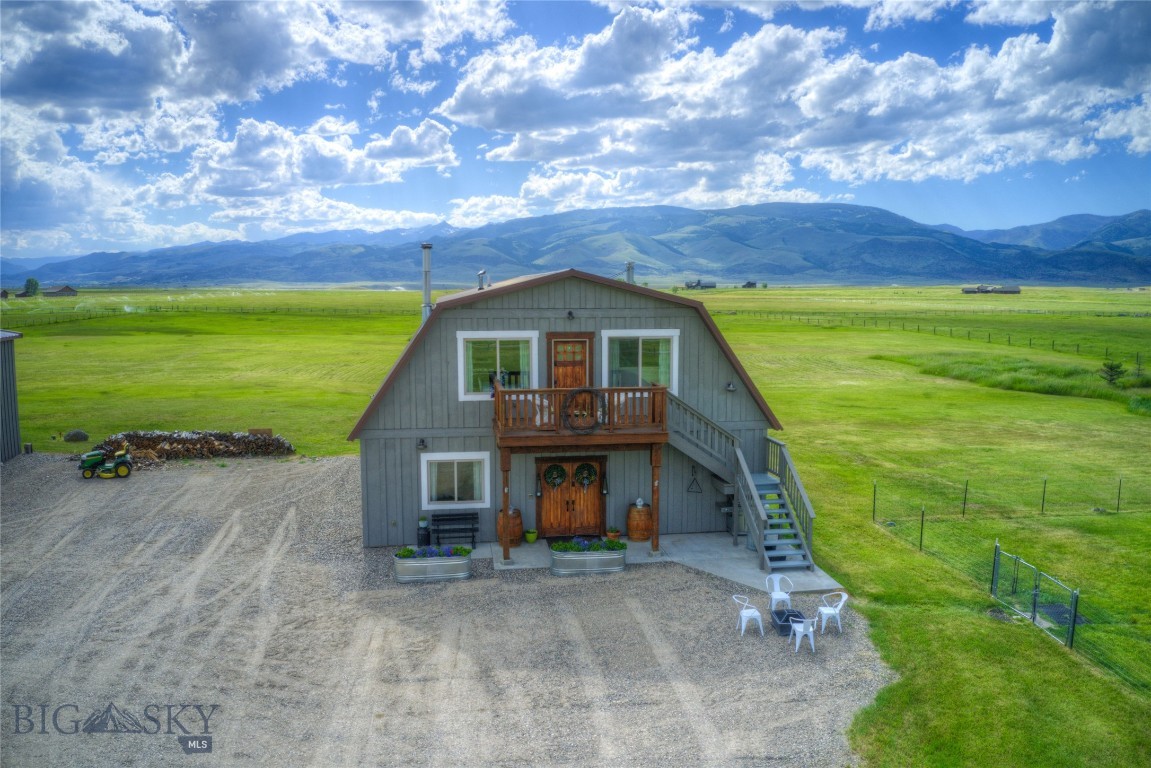 Best value and views in Paradise Valley! Located 20 miles S of Livingston, MT; 30 miles N of Yellowstone National Park; and 2 miles from Yellowstone River. Magnificent views of the Absaroka and Bridger Mountain Ranges. Convenient to Chico Hot Springs, Sage Lodge, and the Historic Old Saloon. This area has been ranked one of the most sought-after places to live in America! Love to fish, hike, kayak, or hunt? Endless opportunity to enjoy the most pristine wilderness areas Montana has to offer. This versatile 3400 square foot property has numerous high-end finishes and lends itself to multiple uses. This amazing property is capable of functioning as two separate stand-alone units, each with its own kitchen, living room, bedrooms, bathrooms, laundry facilities, and separated entrances. Fully fenced for horses! Fenced 3/4 acre area for your dogs. Two large buildings (40 x 46 and 34 x 48) allow you to bring all your toys! Both are heated with electricity and concrete floors. Whole house backup generator. RV hookups with large gravel parking areas. Mill Creek Water Rights. This is truly Paradise! Owner/Agent.