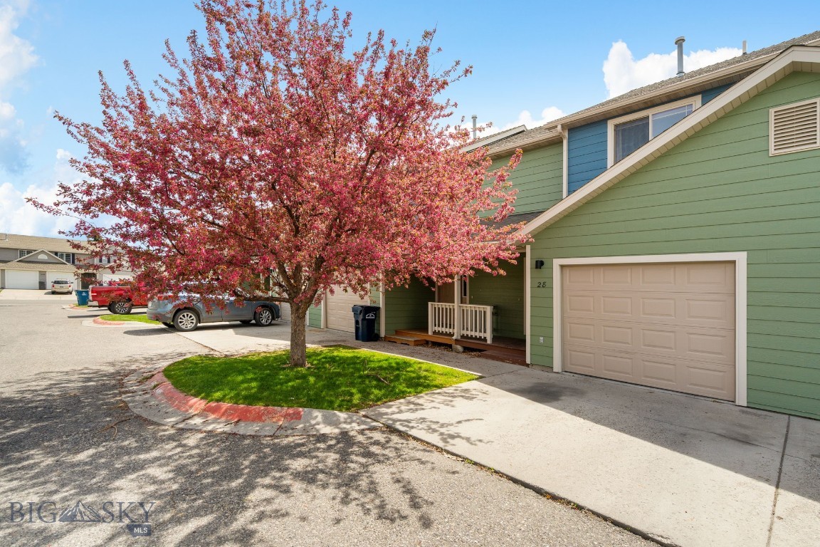 Tucked in a convenient Bozeman location, this well-maintained condominium offers low-maintenance living with the space and flexibility today’s buyers are looking for. The thoughtfully designed main level features an open-concept layout that flows seamlessly from the kitchen to the living and dining areas, ideal for everyday living, entertaining, or shared living arrangements. The kitchen is well appointed with ample cabinetry, a pantry, and an eating bar for casual meals or study sessions, while large windows bring in great natural light throughout the space.

Step outside through the patio slider to enjoy a partially fenced outdoor area, perfect for relaxing, pets, or enjoying Montana evenings. Upstairs, the spacious primary suite includes a walk-in closet and a private ensuite bath with generous counter space. Two additional bedrooms provide flexibility for guests, a home office, or roommates, while a conveniently located second-floor laundry area adds ease to daily routines.

With three bedrooms upstairs, an attached one-car garage, and a functional, efficient floor plan, this home is well suited as a primary residence, employee housing, or an investment opportunity with strong rental potential. Located just minutes from parks, schools, shopping, and major employers, with Bridger Mountain views and a setting that feels tucked away while remaining close to it all, this property offers both comfort and convenience in one of Bozeman’s most accessible areas.