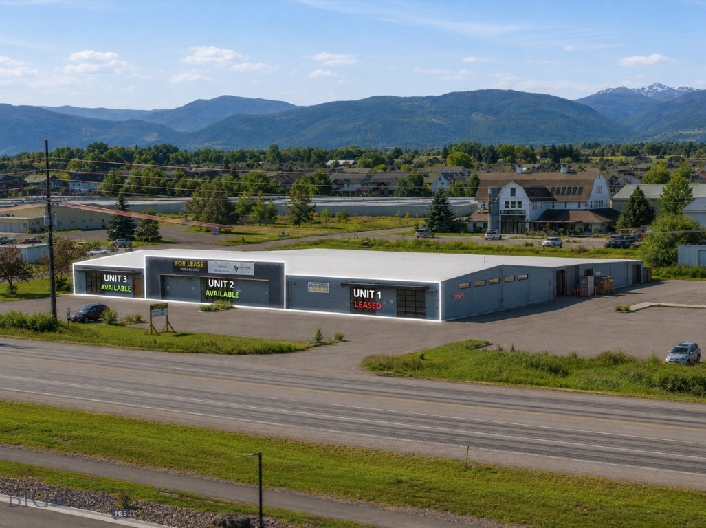 Unit 3 offers approximately 13,182 rentable square feet within a highly desirable ±31,519 SF building on 1.8 acres. Renovated in 2021, the property underwent extensive upgrades, including new siding, roofing, insulation, windows, landscaping, and significant improvements to the mechanical, electrical, and plumbing systems. Located along Hwy 191/Huffine Lane with ±363 feet of highway frontage, the property offers outstanding visibility, signage opportunities, and exposure to ±25,670 AADT (Annual Average Daily Traffic). Ample on-site parking (54 spaces) serves both customers and employees. The newly renovated storefront is ideal for retail or customer-facing uses, while a grade-level roll-up door on the west side supports efficient loading and warehousing operations. Strategically positioned just west of Bozeman near Four Corners, the site provides convenient access to Belgrade, Big Sky, and downtown Bozeman—making it an exceptional location along one of the region’s busiest commercial corridors.