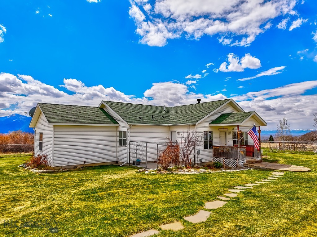Just 5 minutes from public land & set on 10.06 +/- acres outside of Sheridan, this horse ready property offers a well-balanced combination of comfortable living & functional infrastructure. The 1981 +/- square foot home includes 3 bedrooms and 2 bathrooms with a layout designed for everyday use & flexibility. Maple hardwood floors bring warmth to the main living areas, while the spacious primary suite offers a private retreat with a large bathroom & soaking tub. The home features vinyl siding, gutters, & a new roof installed in 2020. The immediate yard is enclosed with a 6 foot chain link fence & is complemented by mature landscaping, established trees, & a sprinkler system. The acreage is perimeter fenced with lots of pasture for horses plus a barn that includes a loafing shed, tack room, & corral. A seasonal ditch runs through the property, adding character. The detached garage is equipped with power, a concrete floor, & a wood stove, making it a practical workspace year-round. An additional 18 x 11 cabin with a small bathroom & on demand water is currently used as a massage studio, offering flexibility for a home business, guest space, or private office. An outdoor sauna is also included with the property. Kitchen appliances, along with a new washer & dryer, convey. Located in the Ruby Valley, this property offers space, usability, & immediate access to the outdoor lifestyle that defines Southwest Montana. Minimal CCRs & Road Maintenance Agreement to protect your investment.