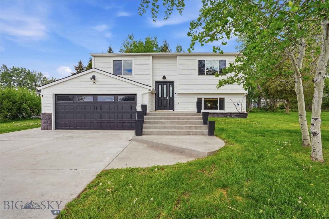 Located on a quiet corner lot, this charming home has been completely updated from top to bottom. The main level features a bright living and dining area, two bedrooms, a renovated full bath, and a fully remodeled kitchen with all-new appliances. The finished basement adds an additional bedroom and a primary suite with a brand-new bathroom. The extensive renovation includes a complete interior gut with scraped popcorn ceilings, new flooring, fresh paint, shiplap details, and new fixtures throughout. Major system updates feature new plumbing, new electrical boxes, a new roof, new insulation in the attic and garage, and a newly sheetrocked garage with a new door. Outside, the oversized lot features mature landscaping, new concrete with large RV pad, and a Trex deck. Situated just a short walk from the neighborhood park and pond, this subdivision is well-known for its local ducks and wildlife.