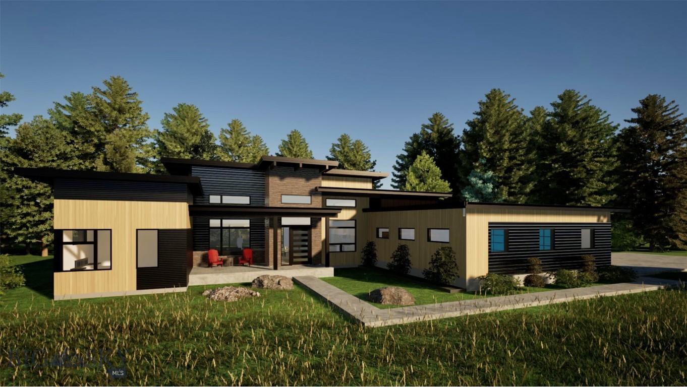 Set against protected open space in Big Sky’s desirable Gallatin Foothills Phase 2, this newly built 2,799-square-foot single-level residence delivers a thoughtful balance of privacy, comfort, and elevated mountain design on 1.61 acres. Surrounded by natural landscape and forested views, the setting offers a peaceful retreat with seamless access to the outdoors.  The well-planned layout includes four generously sized bedrooms and four bathrooms, complemented by a spacious mudroom/laundry room, and a heated two-car garage designed for year-round convenience. An expansive back patio extends the living space outdoors, creating an ideal setting for entertaining or unwinding while overlooking the surrounding open space. Interior finishes reflect quality craftsmanship throughout, featuring a mix of wood and tile flooring, solid surface countertops, and a striking stone fireplace centered around a 60-inch Heat & Glo Mezzo gas insert. The kitchen is equipped with GE Monogram appliances and designed for both everyday living and hosting. Comfort upgrades include in-floor heat in the primary bathroom, central air conditioning, and forced-air heating for all-season enjoyment. Residents enjoy direct access to trail systems from the property, more than 75 acres of shared community open space, and close proximity to the Gallatin River, Big Sky Town Center, and Yellowstone National Park. This home presents an exceptional opportunity to enjoy refined mountain living in one of Big Sky’s most appealing neighborhoods.