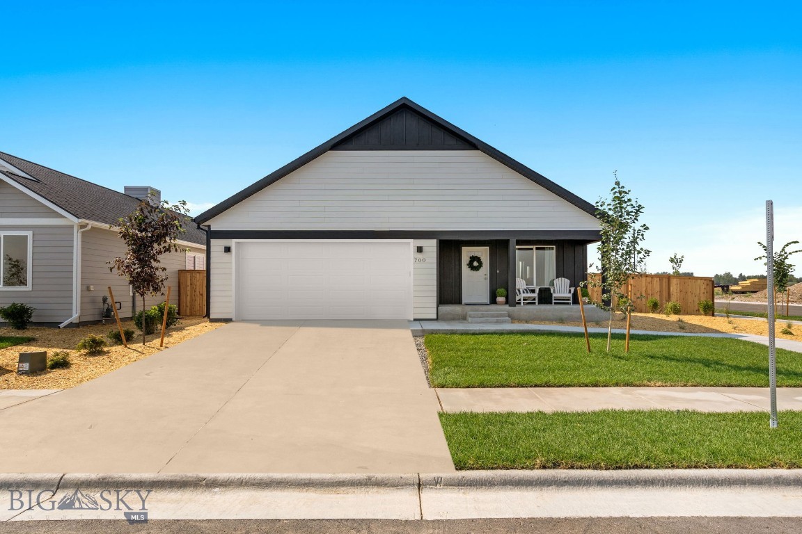 INTEREST RATE BUY DOWN TO 4.99% FHA IS BEING OFFERED THROUGH THE SELLER'S PREFERRED LENDER!
Welcome to the NEW Williams Homes in West Post! Now including fencing, full landscaping, a tiled primary shower, kitchen backsplash, burlap cabinets, modern fixtures and hardware, a finished garage, and more. Filled with new features, this thoughtfully designed home showcases spectacular views of the Madison and Gallatin mountain ranges. The split-level floorplan features open concept living, showcasing grand 14 foot ceilings that create the perfect space to entertain. The primary suite on the top floor includes 9ft and vaulted ceilings and a spacious walk-in closet, with a secondary bedroom and full bath can be found down the hall. Head down to the finished basement, where you’ll find two bedrooms, a full bathroom, laundry room, and a bonus room- perfect for a family room, game room, or fitness studio. Thoughtful touches like soft-close cabinets, MOEN fixtures, luxury vinyl plank floors, and GE appliances make up this home. 

Nestled in West Post, one of Belgrade's hottest new neighborhoods, this new community offers amazing access to Bozeman, Big Sky, the Bridgers, and the Madison River Valley. Home to adventure playgrounds, a sprawling soccer field, pond, dog park, and picnic areas. Walking paths connect the residential areas to the community retail and grocery areas, keeping everything close to home. Please meet at our model home at 700 Thrice Loop for all tours and open houses. Air conditioning is optional and can be added. Please call for more information.