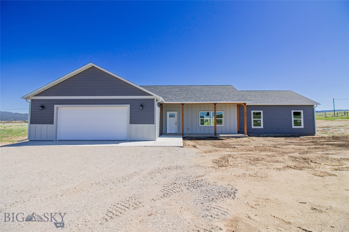 New Construction Home available now! This stunning single-level home showcases modern design, quality craftsmanship, and breathtaking views on a 1+/- acre lot with a private well and septic. Enjoy the serenity of country living while being just a short drive from restaurants, grocery stores, and shopping. Designed for comfort and functionality, this home features 9-foot ceilings throughout and a vaulted ceiling in the main living room, creating an open and inviting atmosphere. A second living area offers additional space, perfect for a family room, home office, or entertainment space. The kitchen will include solid surface countertops and stylish cabinetry, with beautiful appliances. The well-planned layout includes a spacious master suite with an en-suite bathroom, along with three additional bedrooms offering ample space for family or guests. An attached two-car garage provides convenience, while the crawl space allows for additional storage. Don't miss this opportunity to own a brand-new home in a peaceful yet accessible location! Contact listing agents for more details. Ask agents about a FREE Appraisal!