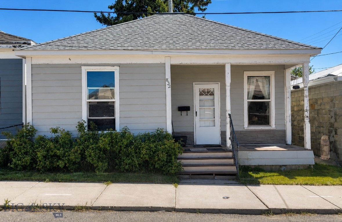 Welcome to 832 Emma Street in historic Butte, Montana! This charming 2-bedroom, 1-bath home offers 886 square feet of comfortable living space and is an excellent opportunity for first-time homebuyers, investors, or anyone looking for an affordable home with character. Built in 1890, this residence blends the charm of Butte's rich history with the potential to make it your own.

Situated on a manageable city lot, the property offers easy maintenance while providing convenient access to schools, parks, shopping, dining, and all the amenities Butte has to offer. Whether you're looking for a primary residence, rental property, or investment opportunity, this home presents exceptional value in a convenient location.

Don't miss your chance to own a piece of Butte history. Schedule your showing today!
