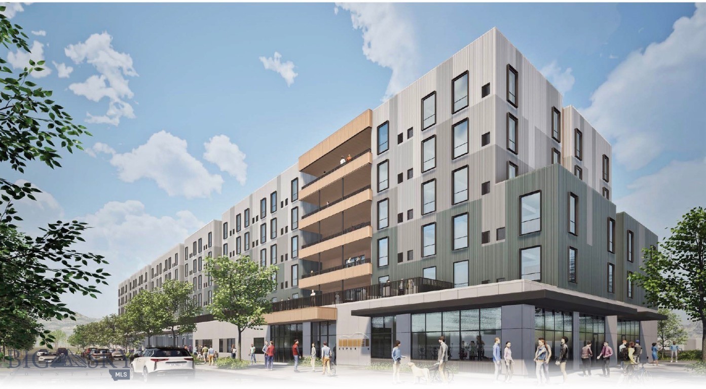 8 Aspen presents a rare opportunity to acquire an entitled mixed-use development site in Bozeman's Midtown Urban Renewal District. The 1.447-acre, fully assembled property is approved for a six-story, approximately 194,000-square-foot mixed-use development consisting of 289 residential units, approximately 37,000 square feet of ground-floor commercial and amenity space, structured and surface parking, and associated site improvements. The existing zoning (B-2M Community Business District Mixed) may allow additional height and density, subject to City of Bozeman review and approval.

Positioned just minutes from Downtown Bozeman, Montana State University, Bozeman Health, Interstate 90, and Bozeman Yellowstone International Airport, the property benefits from convenient access to employment centers, retail, restaurants, recreation, and regional transportation. The site is located within the Midtown Urban Renewal District and may qualify for Tax Increment Financing (TIF) assistance for eligible public infrastructure improvements.

Bozeman continues to experience sustained population and employment growth, supporting long-term demand for residential and mixed-use development. With a limited supply of entitled infill development sites remaining near Downtown, 8 Aspen offers the opportunity to advance an approved project while reducing entitlement risk and development timelines.

The approved development includes approximately 289 residential units averaging approximately 540 square feet, 37,000 square feet of commercial and amenity space, and approximately 189 parking spaces. Purchasers should independently verify all development rights, zoning regulations, approvals, TIF eligibility, utility capacity, square footage, and all other information material to their intended use through their own due diligence.
