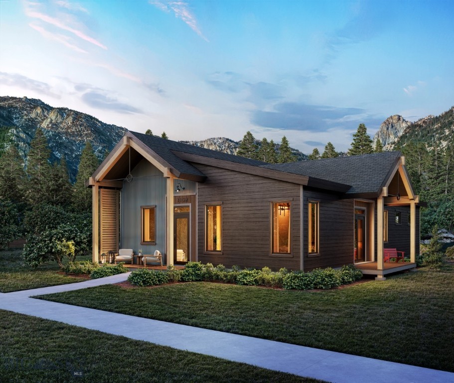 Introducing The Ridgewalk floor plan at Big Sky Quarry, a thoughtfully designed single-level home that blends modern mountain architecture with everyday comfort. This three bedroom, three and a half bathroom residence spans 1,536 square feet and offers a spacious layout designed for both full-time living and mountain getaways.

The open living, dining, and kitchen area creates a bright and welcoming gathering space, while the Soft Horizon design palette pairs warm natural textures with clean, contemporary finishes inspired by the surrounding Montana landscape.

Three well-appointed bedrooms provide comfortable accommodations for family and guests, while the single-story layout offers convenient, easy living with a thoughtful use of space.

The property includes an oversized one car detached garage, providing practical storage for vehicles, outdoor equipment, and everyday gear.

Located within Big Sky Quarry, homeowners enjoy a connected, trail-forward lifestyle with access to outdoor recreation and a growing mixed-use community designed to support everyday living in Big Sky.