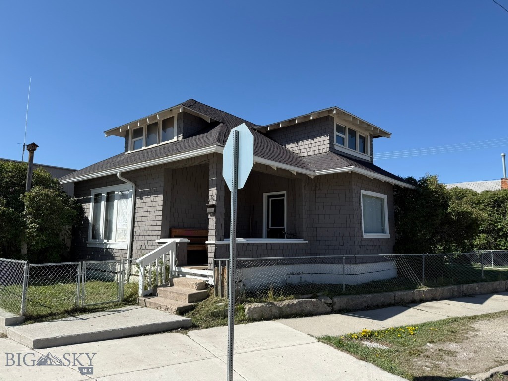 Investment opportunity! This income-producing property features two homes on one parcel,  The front home includes 3 bedrooms and 1 bathroom, while the second home offers 2 bedrooms and 1 bathroom. Both residences are currently leased.  This property is directly across the street from Clarks Park, one of Butte's classic neighborhood parks especially known for its playground, open green space, and summer splash pad.