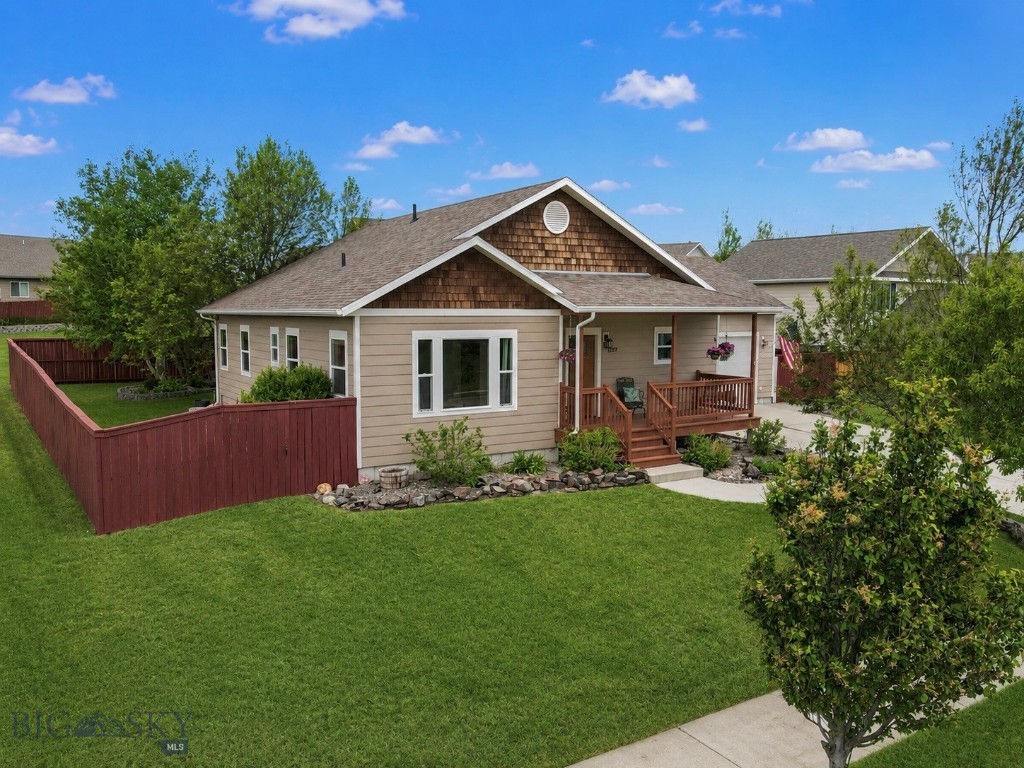 Welcome to 1217 Wildflower Trail — a beautifully updated home tucked into Livingston’s highly desirable Ridgeview Trails neighborhood, where comfort, style, and Montana’s natural beauty come together seamlessly. This property backs up to open park space, offering the privacy and peaceful setting buyers dream about.

Inside, the main level features vaulted ceilings, rich hardwood floors, a primary suite with large tiled shower, and a guest bedroom, creating an inviting layout designed for both everyday living and entertaining. The updated kitchen is equipped with newer appliances, generous workspace, and effortless flow into the main living and dining areas.

The fully finished lower level creates the ultimate retreat, complete with a custom home theatre perfect for movie nights, a dedicated crafting or hobby space, and an oversized storage room ready for all your Montana gear and seasonal equipment and two extra bedrooms with a full bath.  The oversized garage has tall ceilings with built in overhead storage and a workbench.

Step outside to your own backyard oasis. The meticulously maintained, fully fenced yard backs to park space, has drip lines in place for plants and mature trees as well as underground sprinklers.  The covered front porch offers mountain views for relaxing evenings at home.

Located just minutes from historic downtown Livingston, the Yellowstone River, dining, shopping, and outdoor recreation, this exceptional property offers the perfect balance of tranquility and accessibility.

Schedule your private showing today and experience everything 1217 Wildflower Trail has to offer.