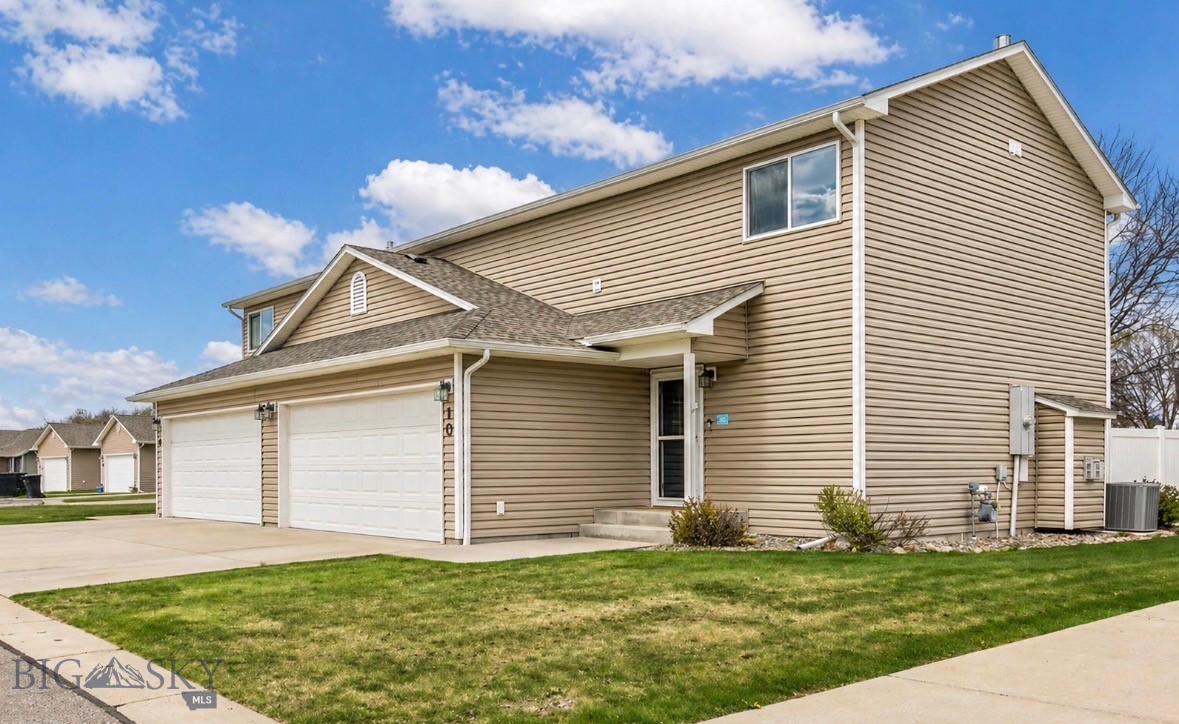 Tucked away on a quiet cul-de-sac, 1226 Cottonwood Blvd, Unit 10 offers the ideal blend of comfort, functionality, and location. This spacious 3 bedroom, 3.5 bath home features 1,806 sq ft of well designed living space. The open main level includes a bright kitchen that flows into the living and dining areas. A fenced backyard provides space for outdoor use—ideal for summer BBQs or relaxing evenings. Upstairs offers two spacious bedrooms, including a primary suite with private bath, plus an additional full bath. The finished basement adds a third bedroom with egress and another full bath, offering flexible use either for guests, a home office, or private retreat. This home also includes a 2-car garage and access to nearby parks, trails, and local amenities. HOA covers exterior insurance, lawn care, snow removal, water, garbage services and general maintenance—allowing you to focus on the things that matter most to you. Info deemed reliable but not guaranteed. Buyer/buyer agent to verify.