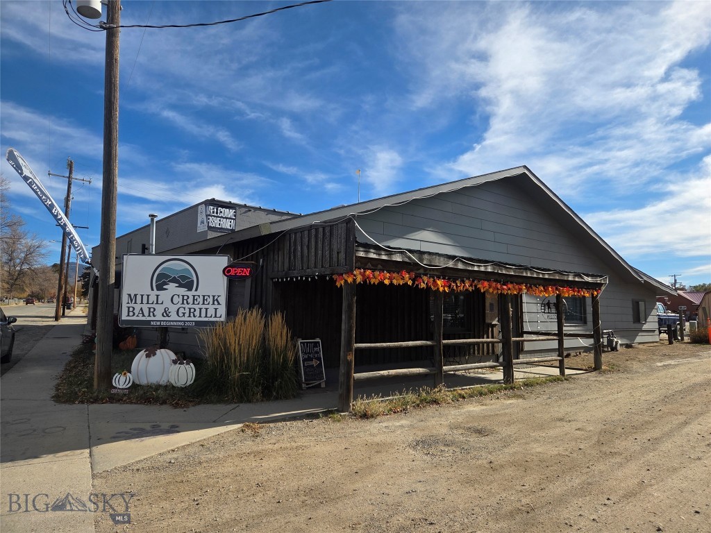 Are you ready to leave the Big City & experience a quieter lifestyle? In the heart of SW Montana lies a wonderful business opportunity! With over 7,000 sq ft of space, this building offers loads of potential. The front portion of the building is currently set up as a bar/restaurant. The back portion of the building offers three 2 bed/1bath apartments and three motel style rooms (one currently acting as storage). Current owners have done significant renovations/upgrades. Live on site and run your own business with a fully furnished & equipped commercial kitchen, restaurant & bar. Use the apartments to provide employee housing. This business opportunity also includes a MT Liquor License. Just a half a block off Main Street, pull in customers on their way to Virginia City, Ennis, & Yellowstone National Park - 50 miles to Butte, 95 miles to Bozeman, & 100 miles to Helena.