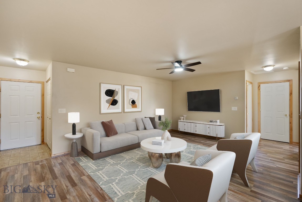 Looking for an easy lock and leave condo? Here you go, this cute as a button 2 bedroom and 1 full bath unit provides ease of living while located in close proximity to all downtown Belgrade has to offer! Less than 10 minutes to BZN Airport and under 5 minutes to I-90. With a laundry room that includes the washer and dryer, plus ample closet/storage spaces throughout, this is a wonderful way to enter the market or secure easy living. Being on the second level (top floor) and encompassing the NW corner, this condo is full of sunlight and has great views out all windows. Schedule your showing today! Currently vacant and has been professionally cleaned, move in ready and waiting for its next occupant! Let's find you a way into the market!
