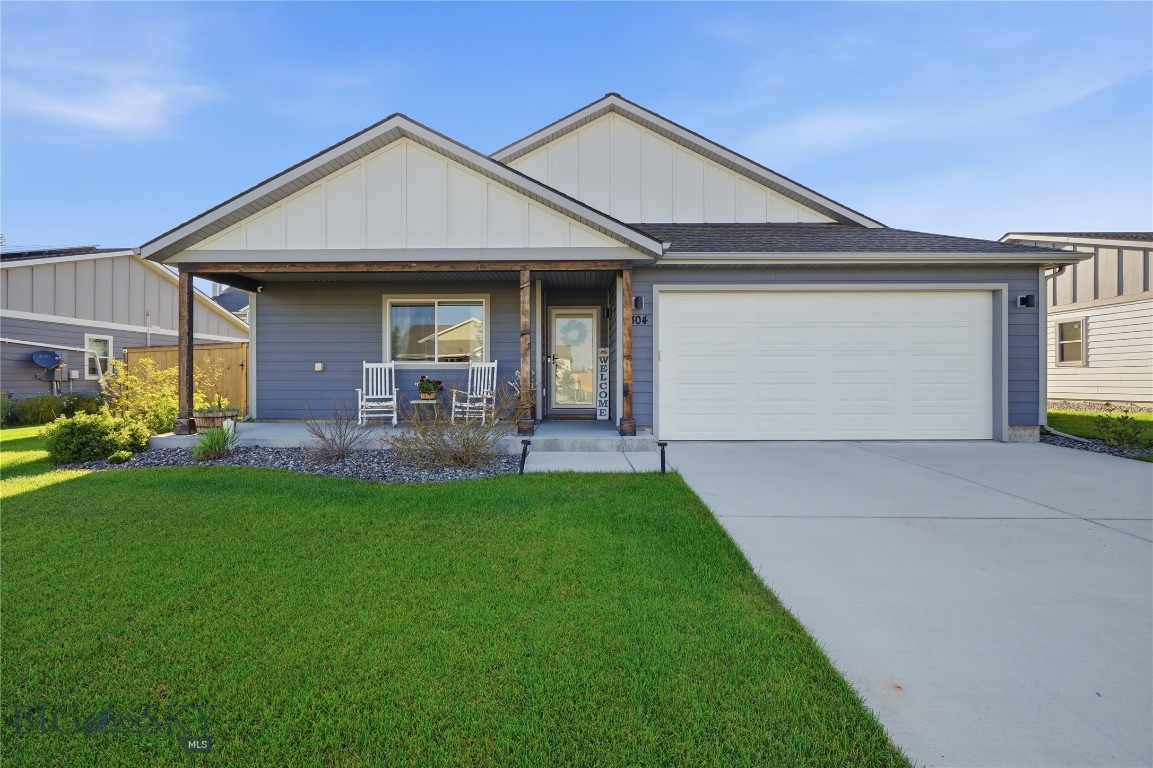Better than new! This welcoming 3 bed 2 bath home in Story Creek has been lived in lightly and comes with many upgrades. The vaulted ceilings provide the perfect amount of openness in the kitchen, dining area and living room. The central air is cold, the countertops are granite, appliances are stainless and the dishwasher is quiet. Covered patios on the front and back of the home allow you to enjoy the tidy landscaping and spacious yard.