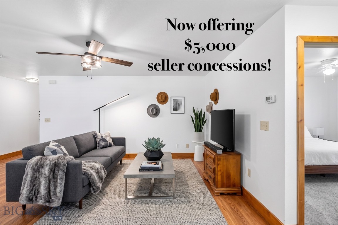 Now offering $5,000 seller concessions. Evergreen Home Loans has offered a a lender credit as well to help with closing costs if buyer uses them.

This updated, ground-level condo is move-in ready and conveniently located in the heart of Belgrade. Enjoy easy access through a private entry into an open-concept living, kitchen, and dining area featuring brand-new vinyl plank flooring and new carpet throughout. The kitchen offers ample counter space, and the full bathroom has been upgraded with new flooring and a new vanity.

The in-unit laundry room provides extra storage, and down the hall, you’ll find two comfortable bedrooms separated by additional closet space. Other recent updates include new window glass for improved comfort and efficiency.

Don’t miss this refreshed and accessible home—call today to schedule your private showing!